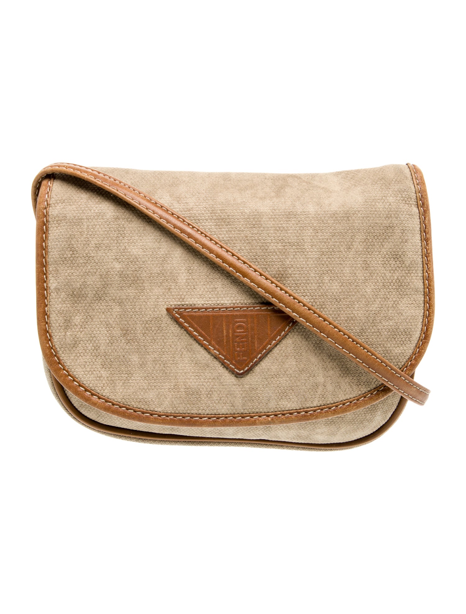 Fendi Canvas Crossbody Bag Vintage