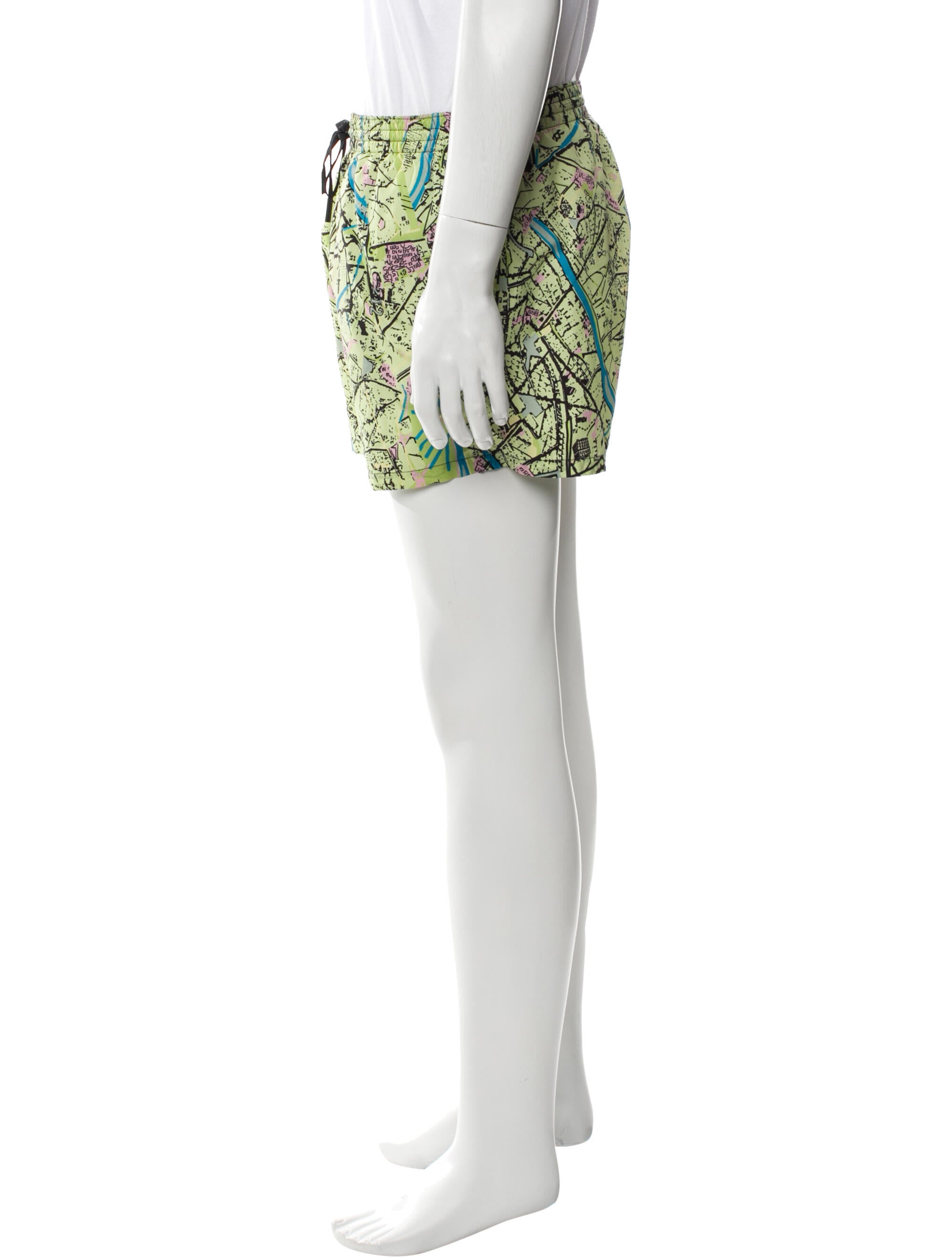 Fendi Zucca FF Logo Printed Swim Trunks