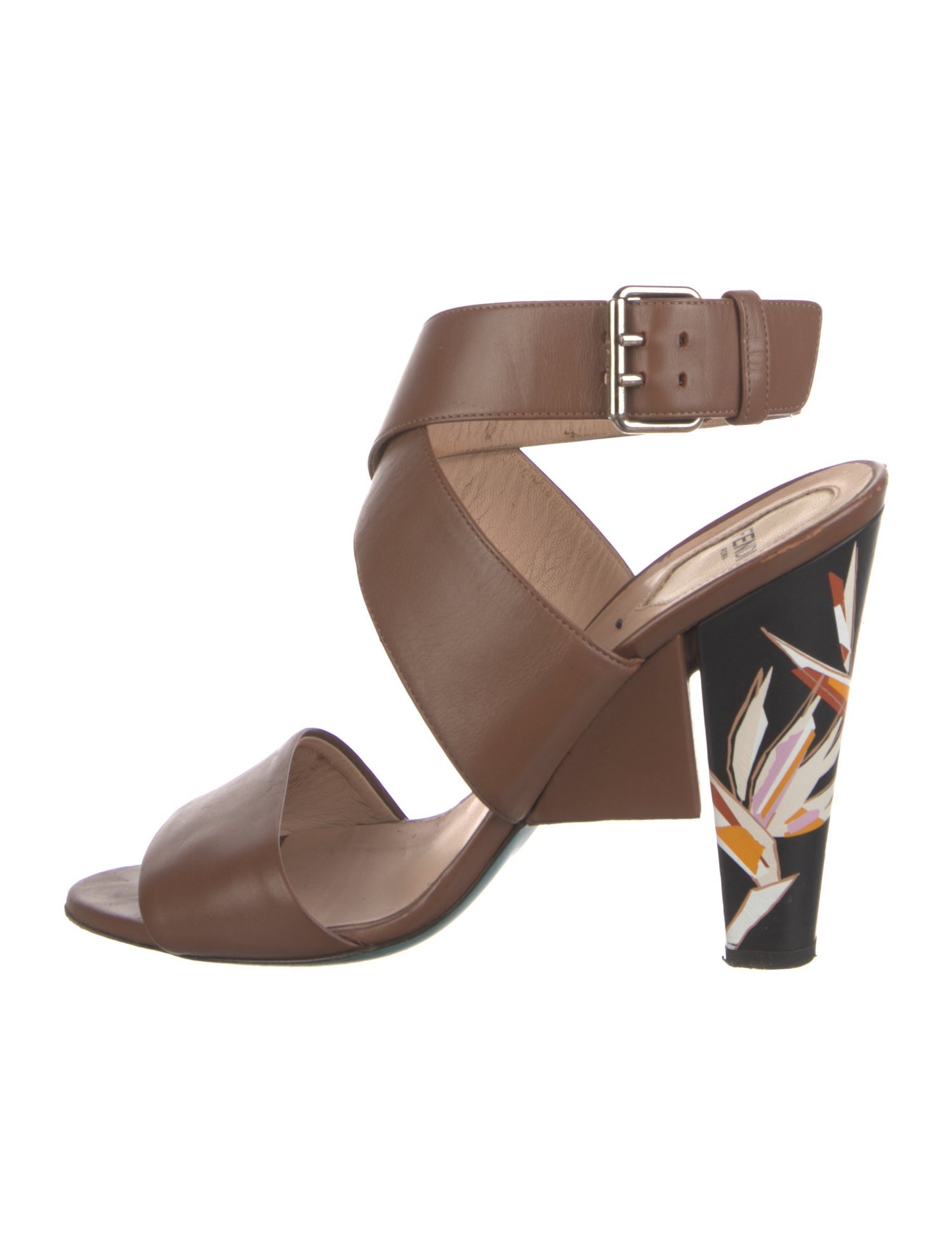 Fendi Leather Sandals