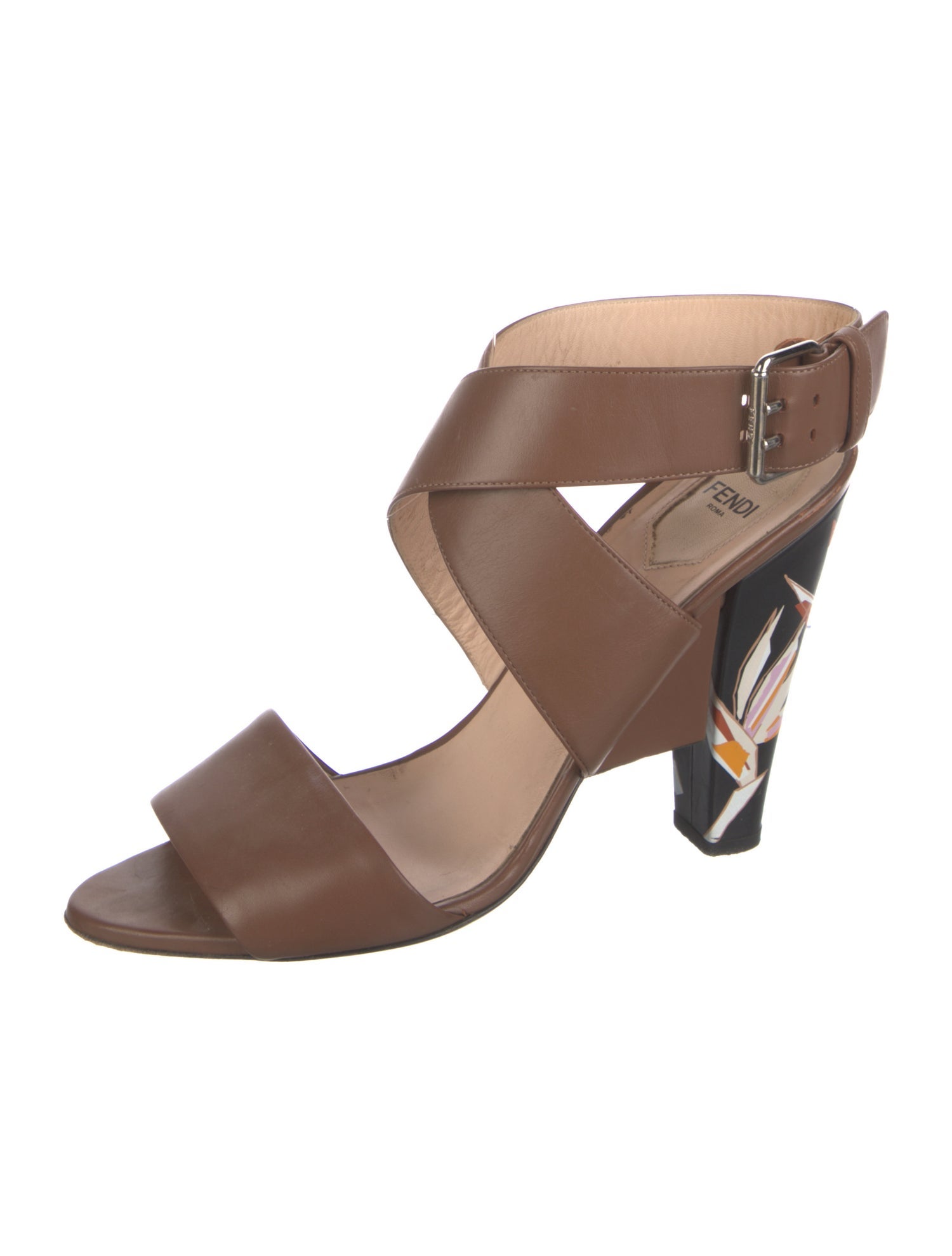 Fendi Leather Sandals