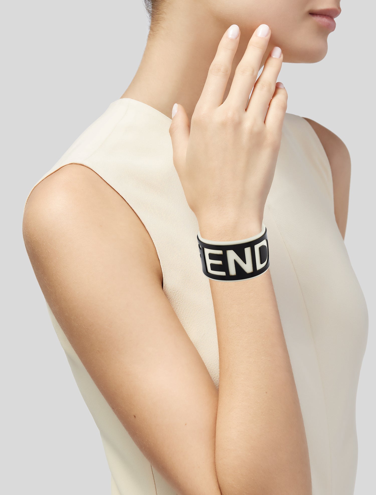 Fendi Resin Cuff Bracelet