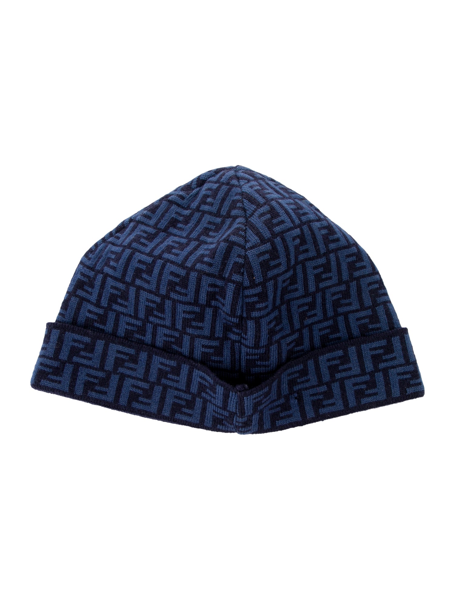 Fendi Wool Zucchino Beanie w/Tags