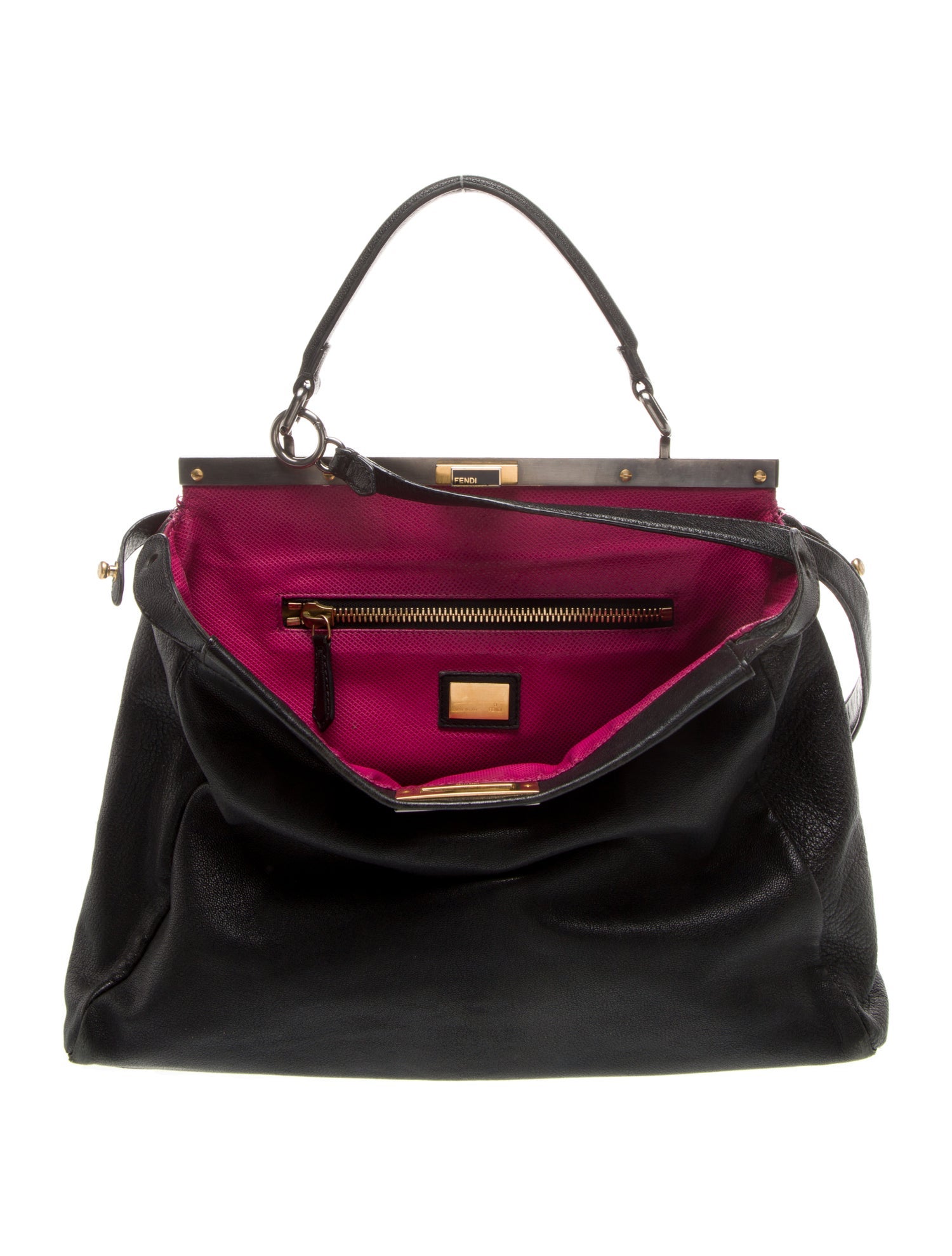 Fendi Leather Peekaboo Large