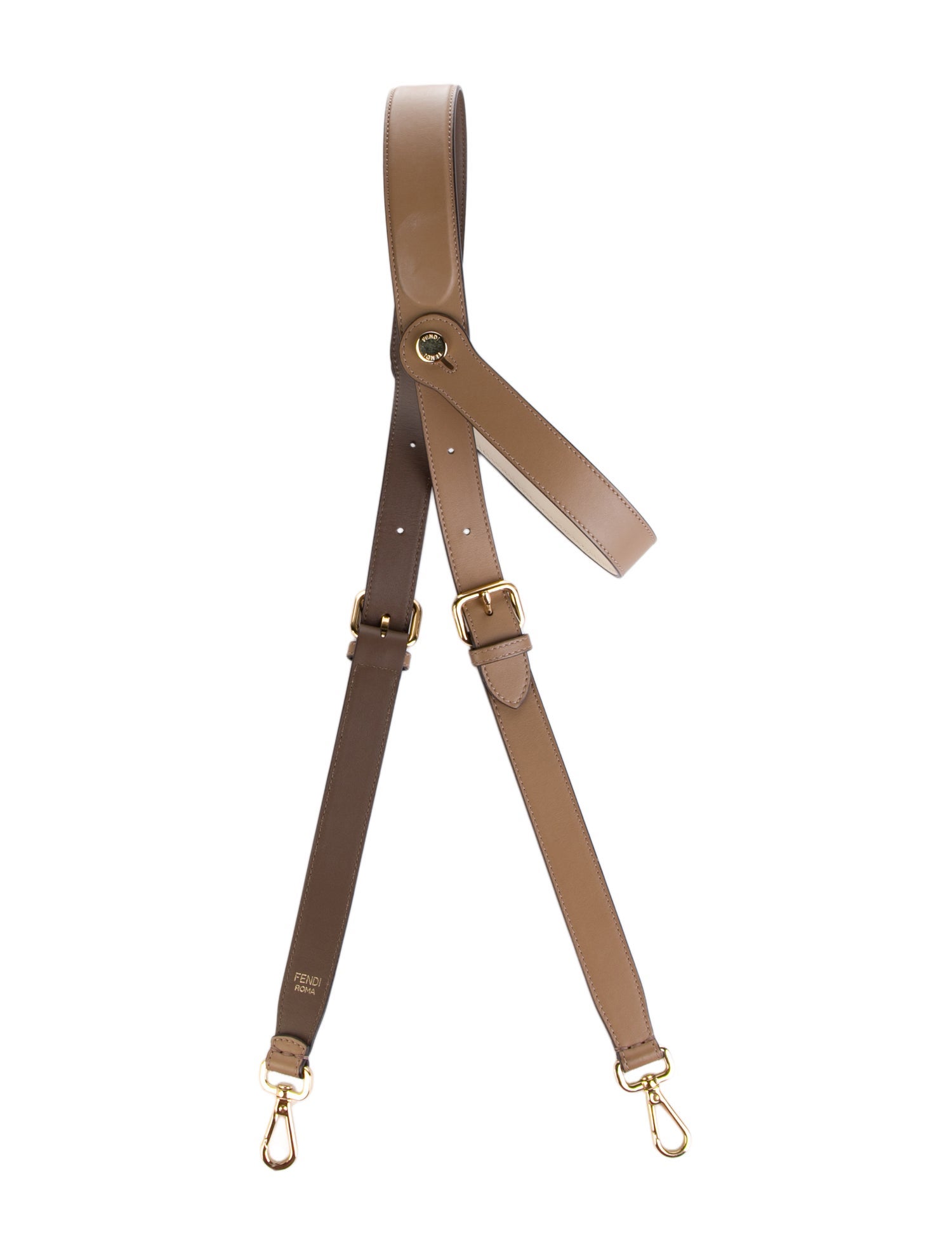 Prada Leather Crystal Embellished Bag Strap Accessory - Black Bag