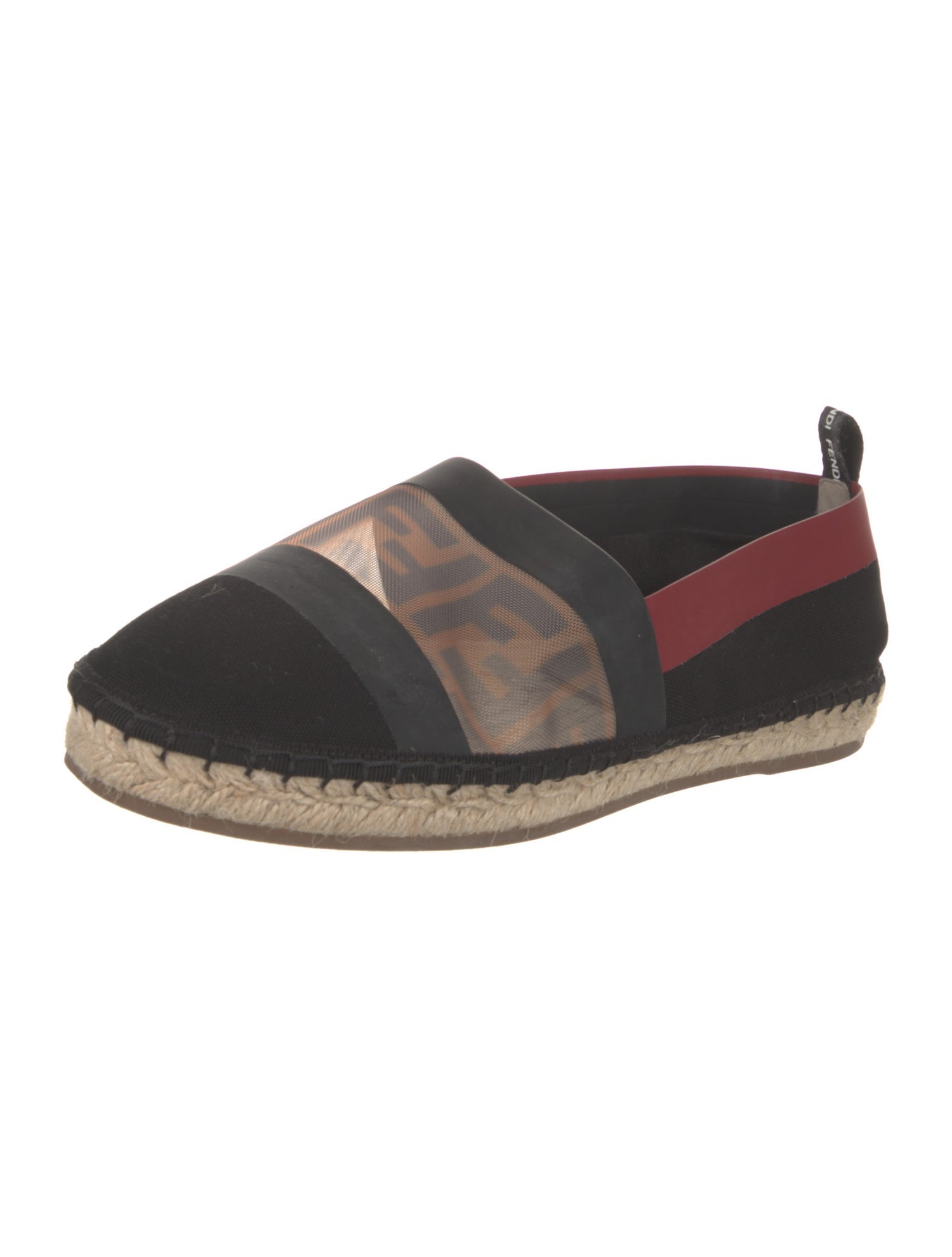Fendi Zucca FF Logo Mesh Espadrilles