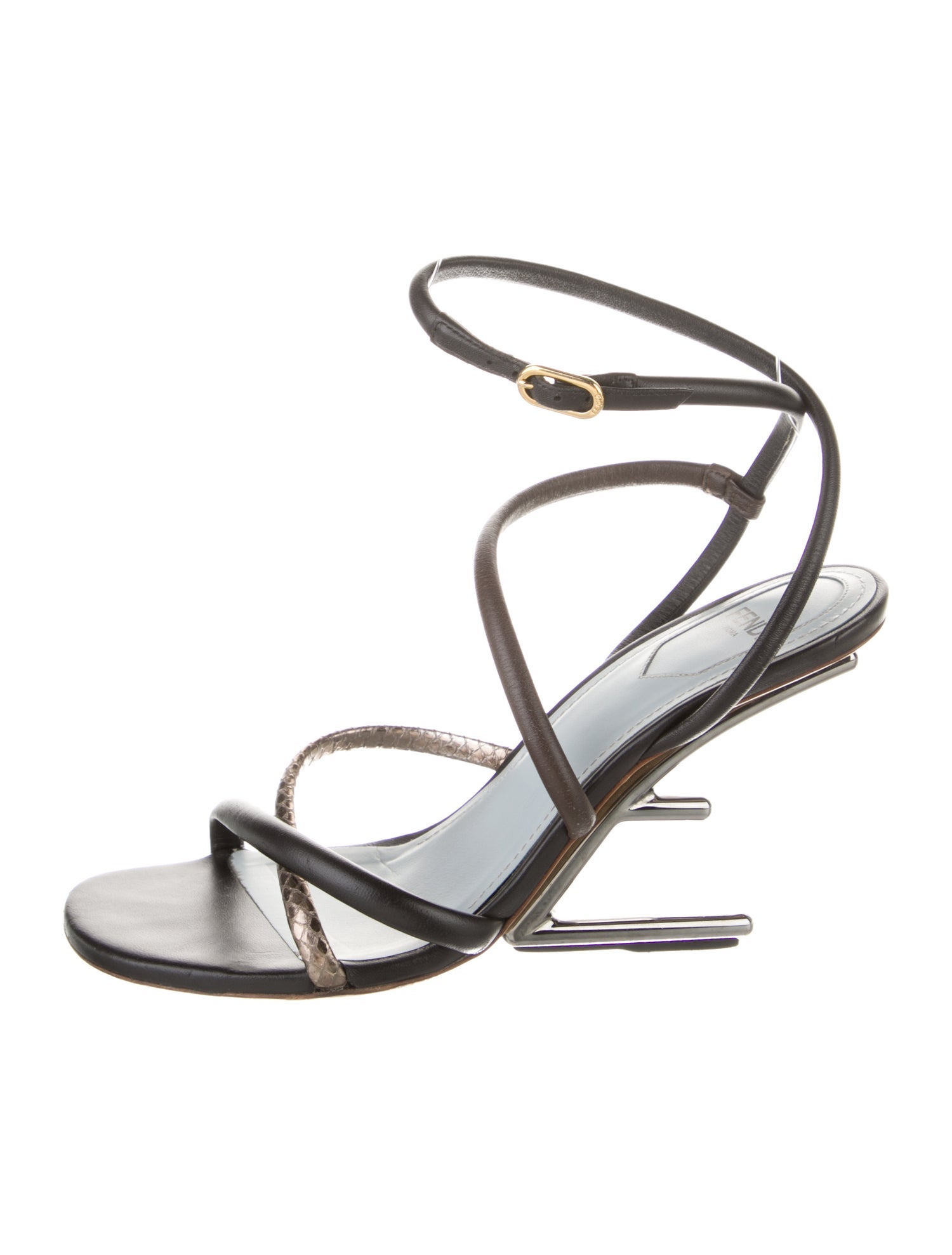 Fendi Leather Sandals