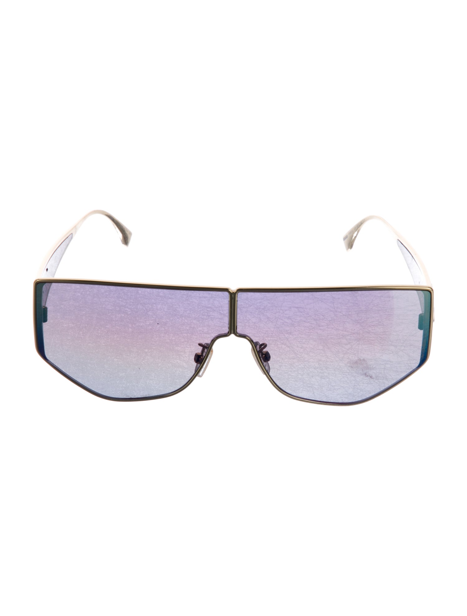 Fendi Shield Gradient Sunglasses