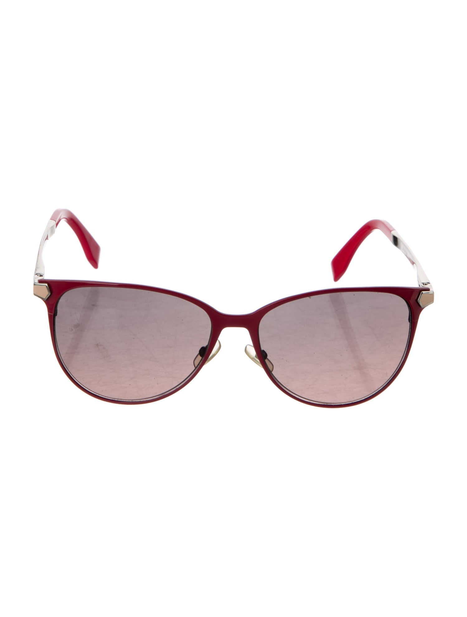Fendi Cat-Eye Mirrored Sunglasses