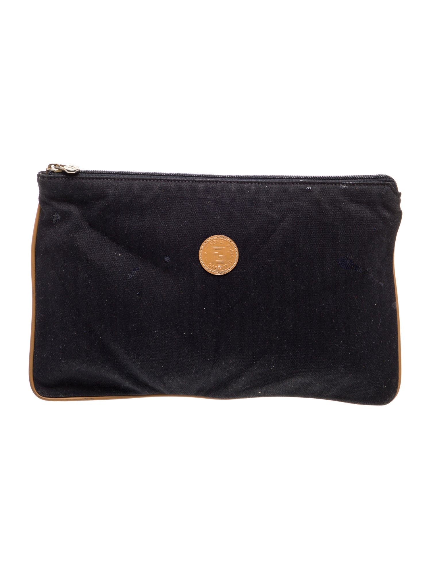 Fendi Canvas Cosmetic Bag