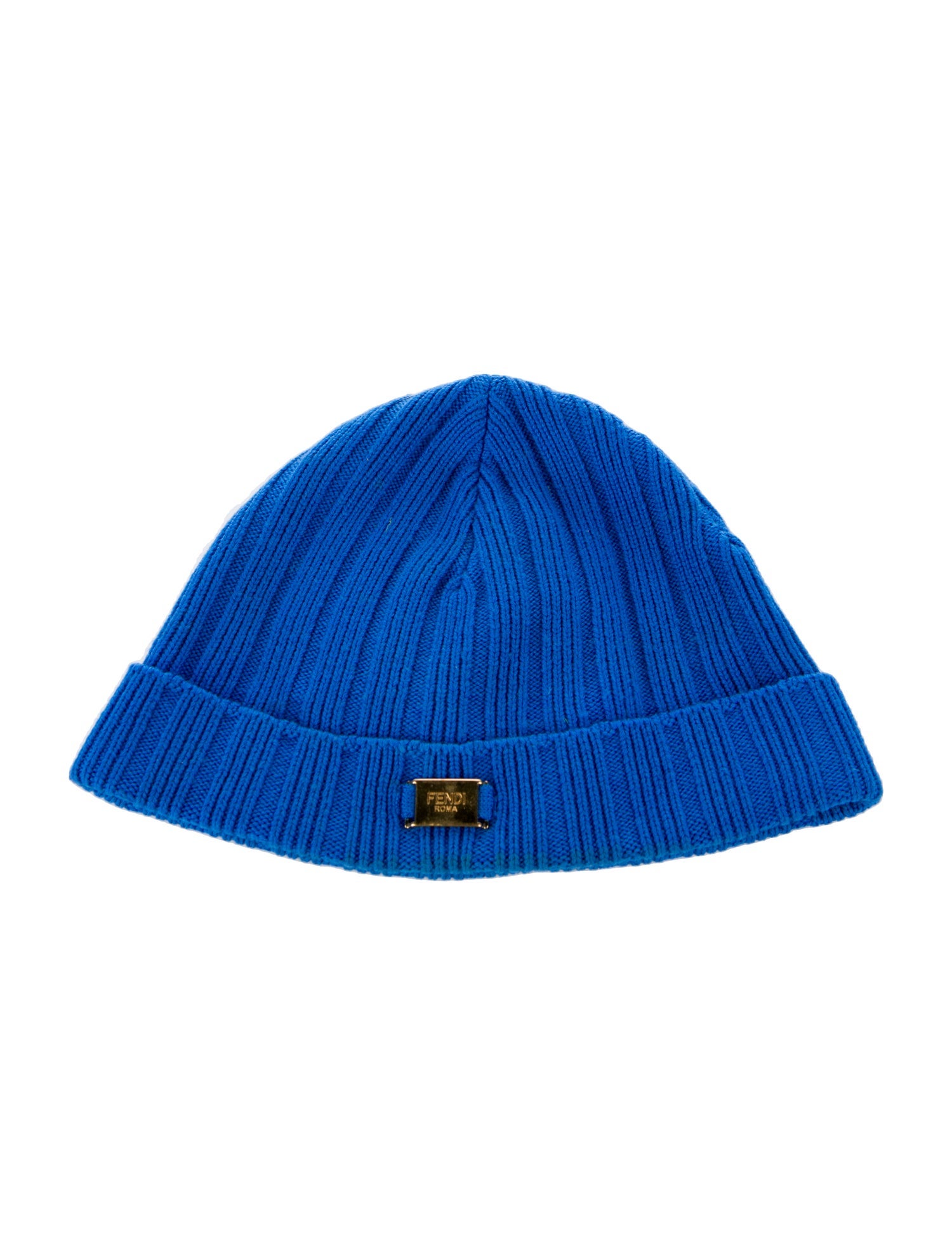 Fendi Logo Knit Beanie Hat