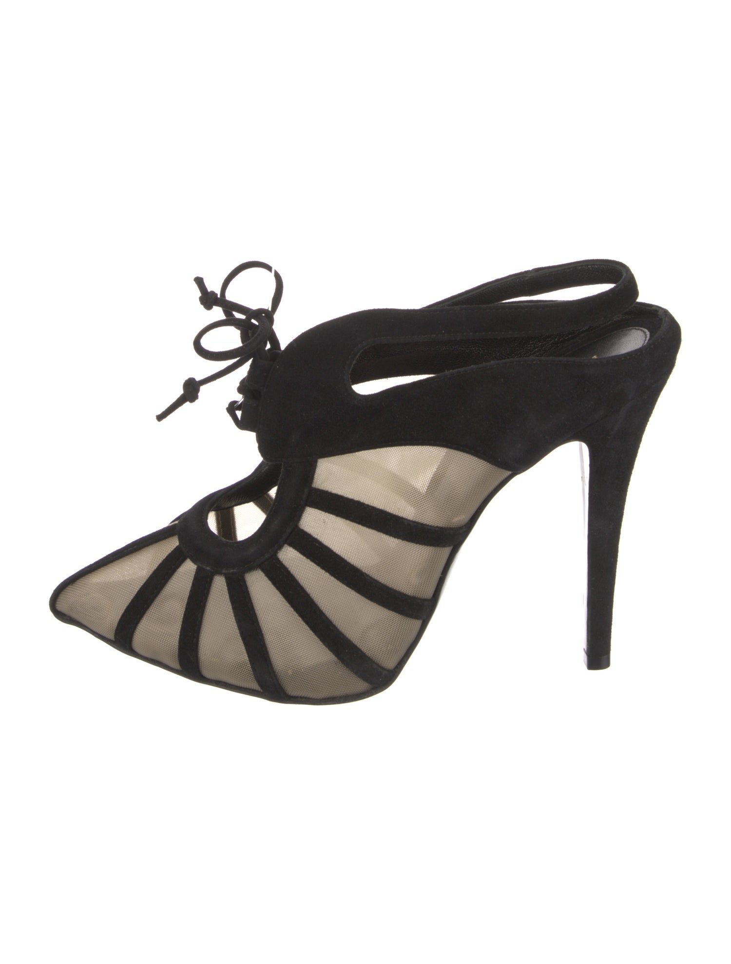 Fendi Suede Slingback Pumps