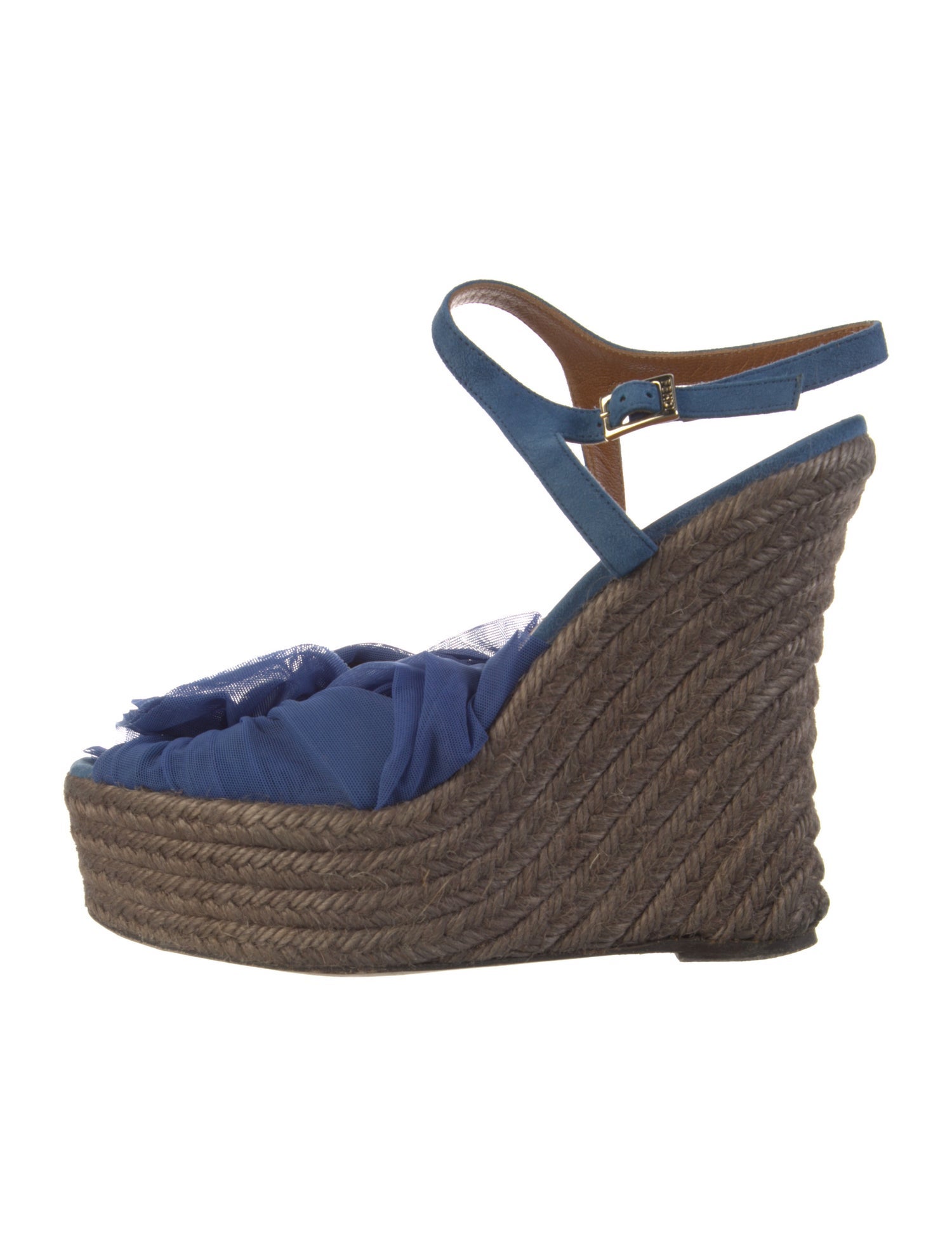 Fendi Zucca FF Logo Jute Espadrilles