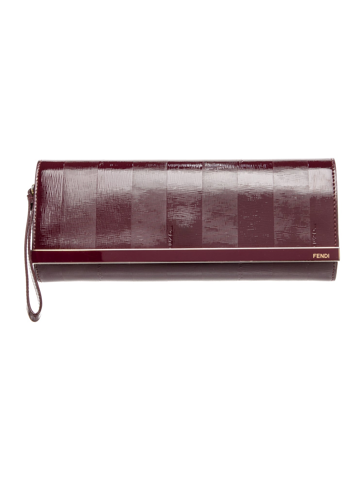 Fendi Patent Leather Clutch