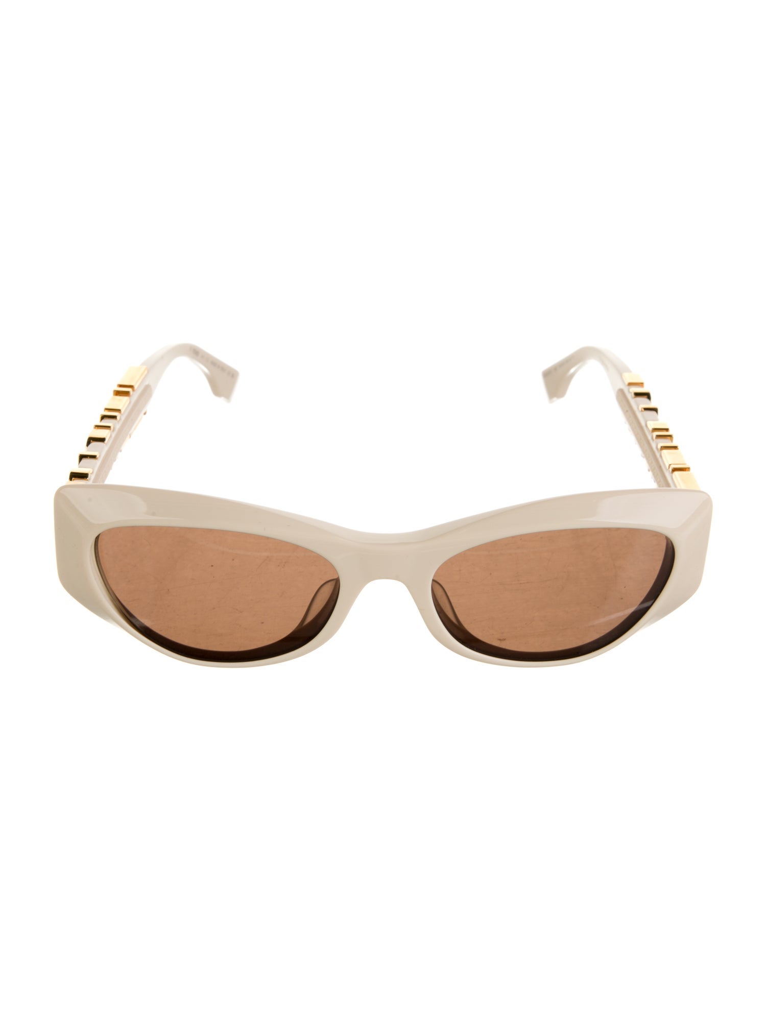 Fendi Zucca FF Logo Cat-Eye Sunglasses