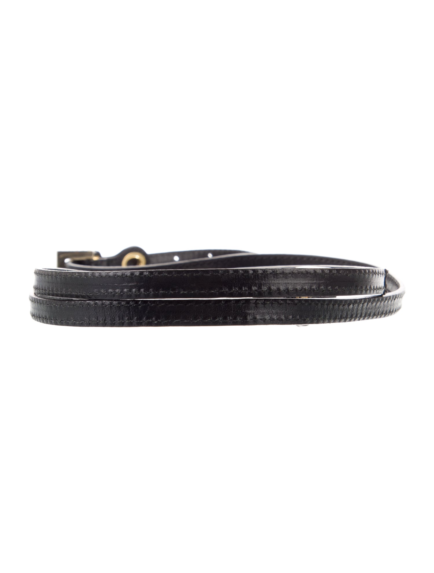 Fendi Skinny Leather Belt