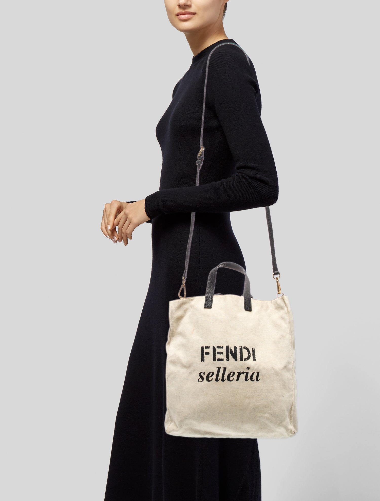 Fendi Canvas Tote