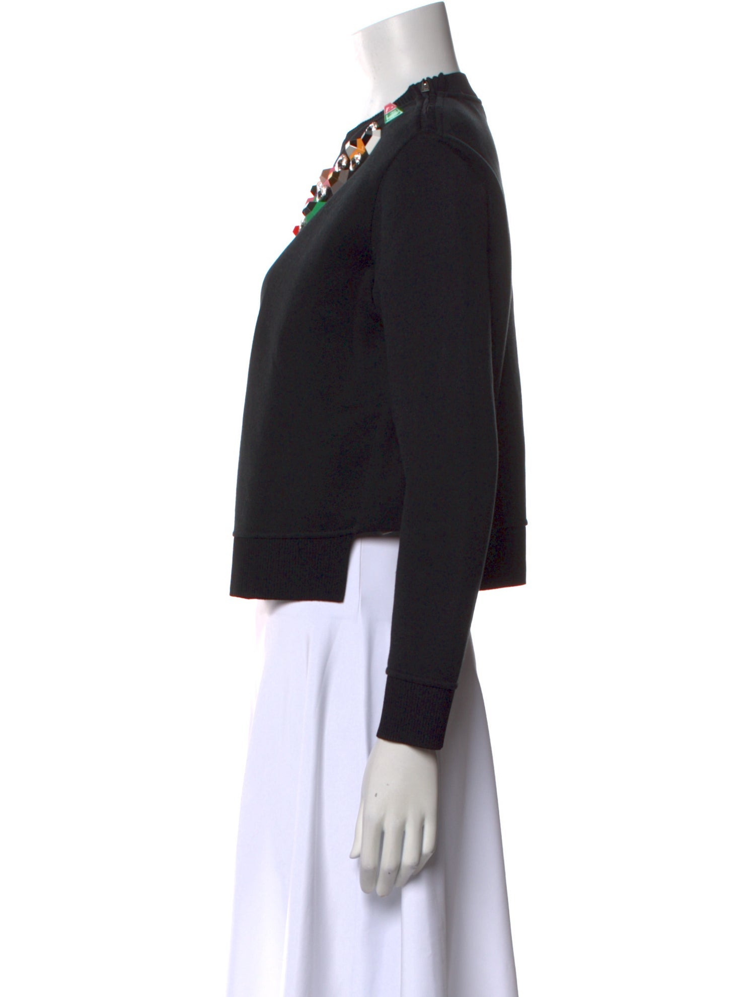 Fendi Crew Neck Long Sleeve Sweatshirt