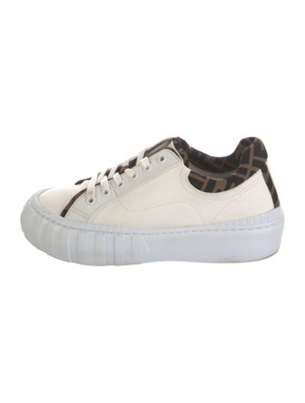 Fendi Zucca FF Logo Canvas Sneakers