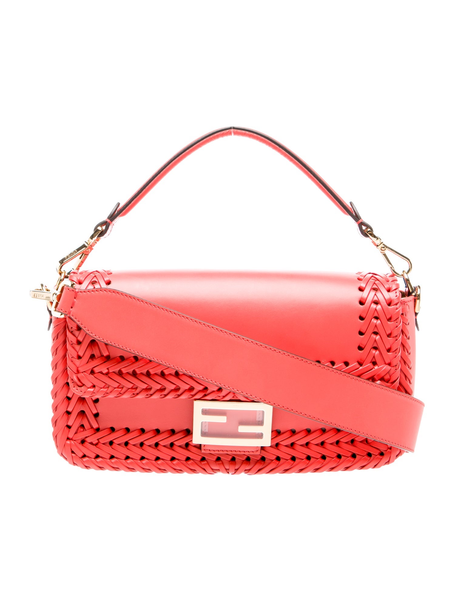 Fendi Leather Baguette