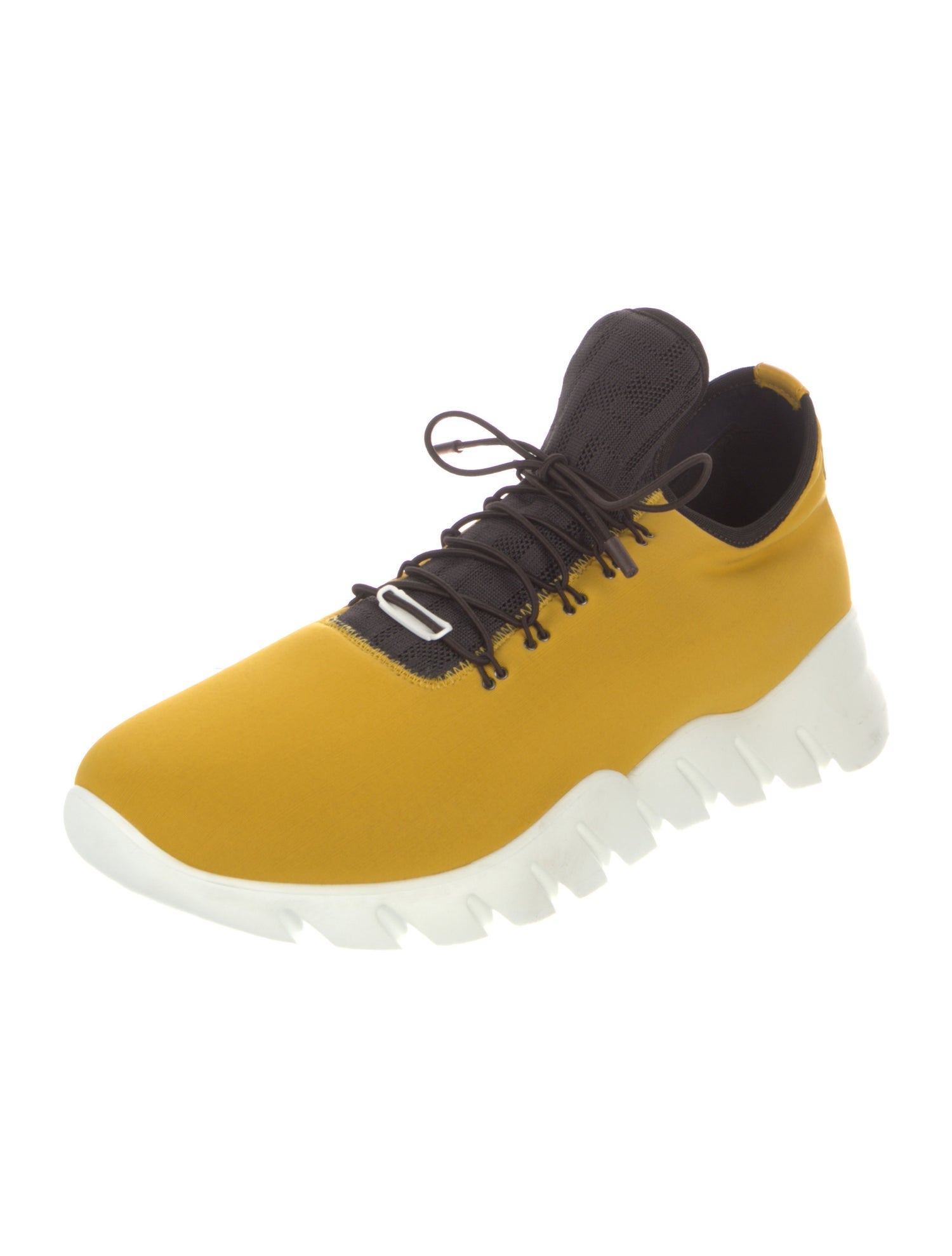 Fendi Zucca FF Logo Nylon Sneakers