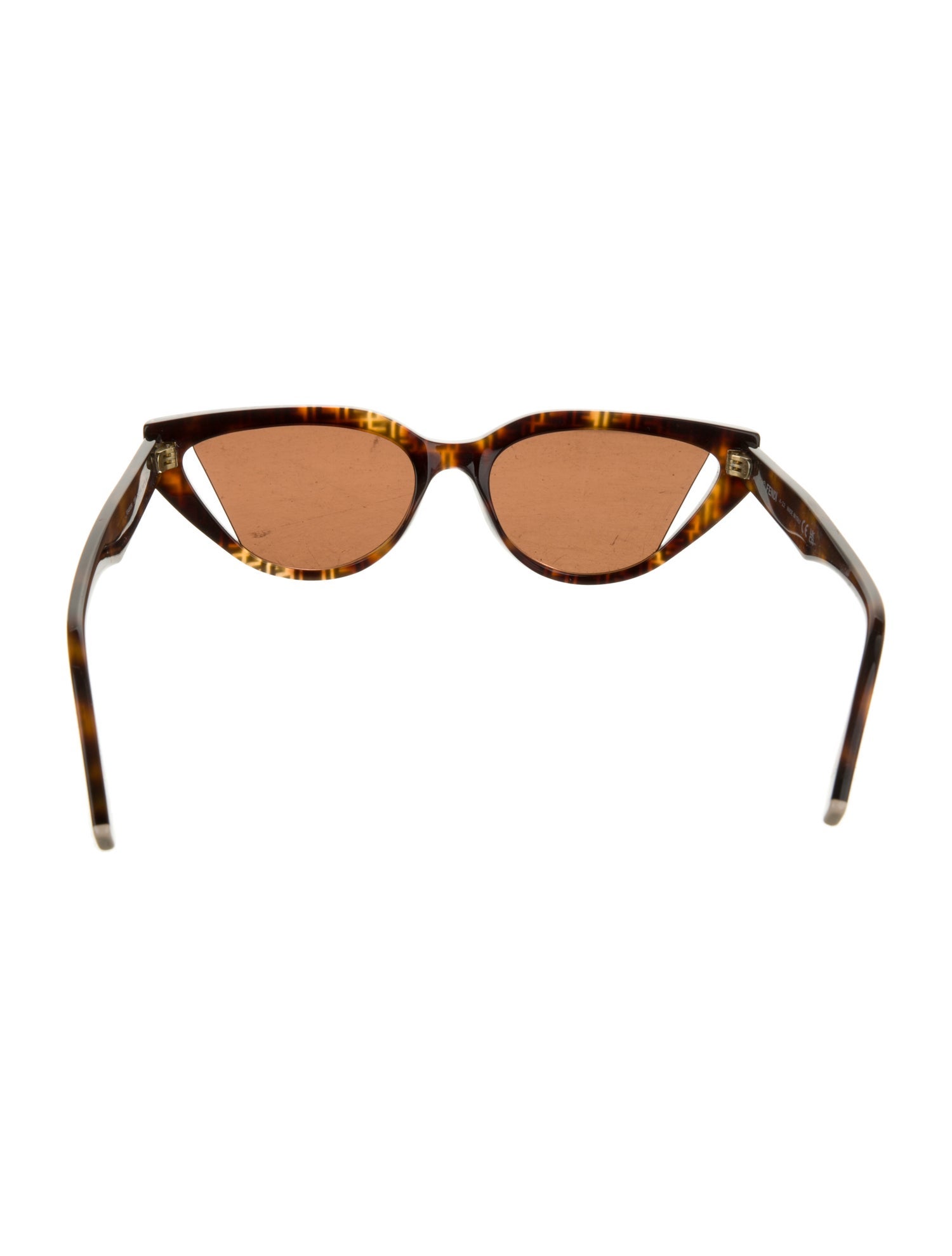 Fendi Zucca FF Logo Cat-Eye Sunglasses