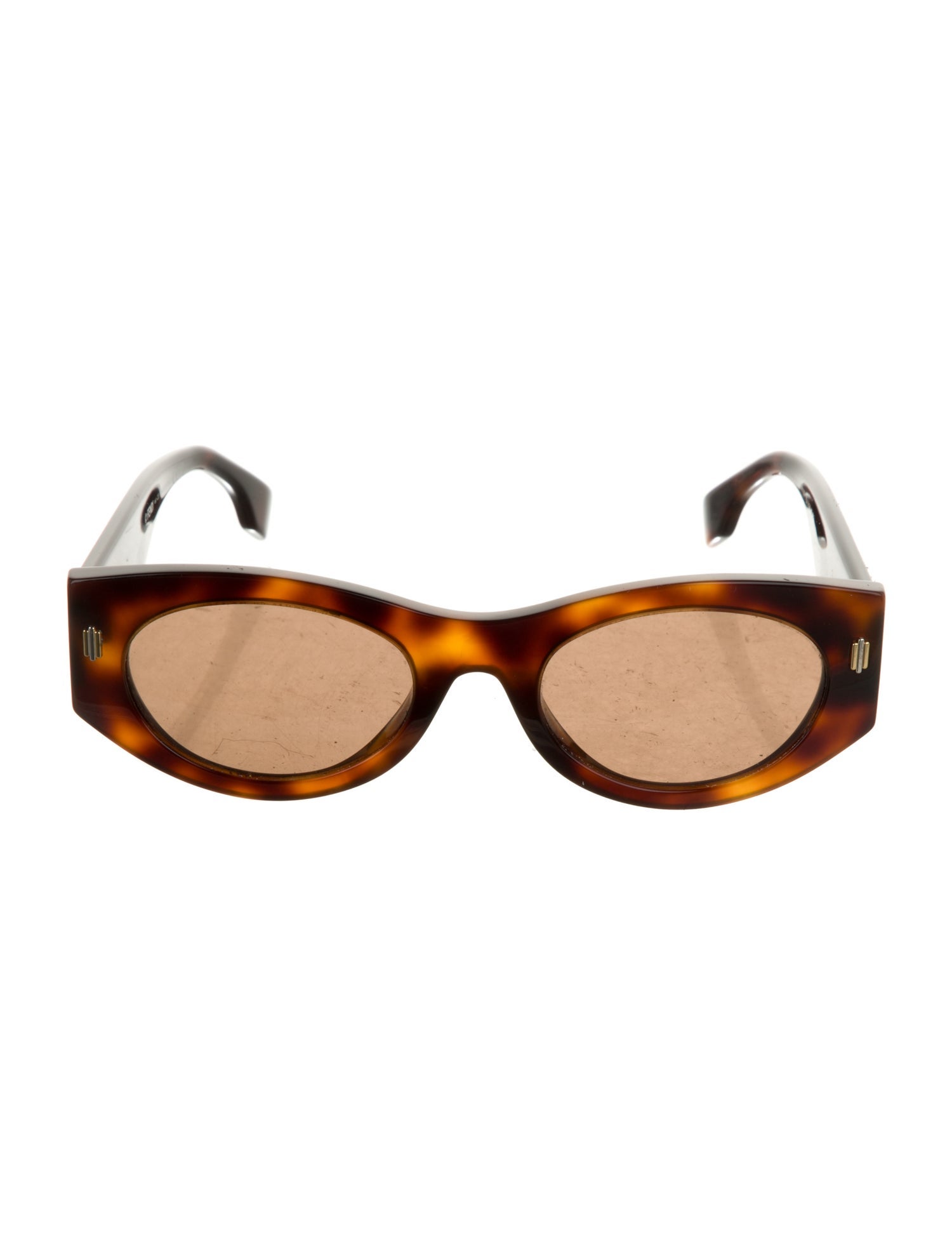 Fendi Zucchino FF Logo Shield Sunglasses