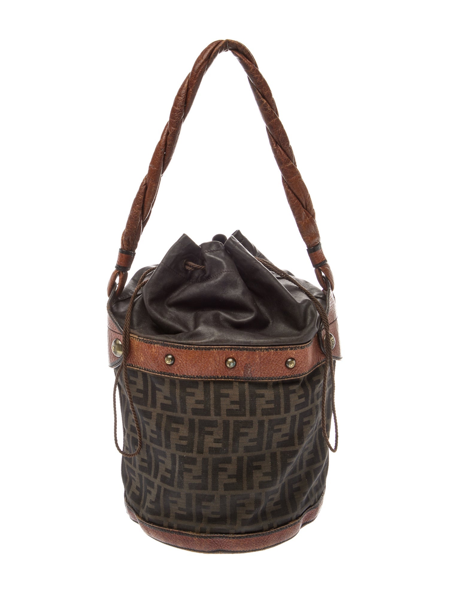 Fendi Zucca FF Bucket Bag Vintage