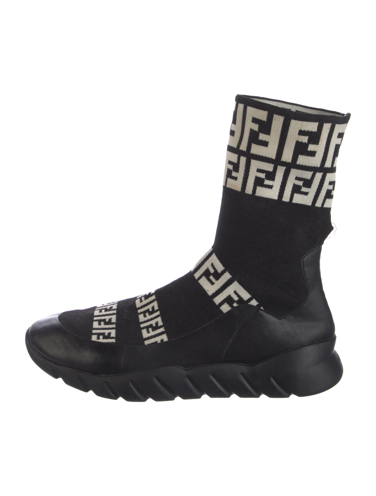 Fendi Printed Sock Boots