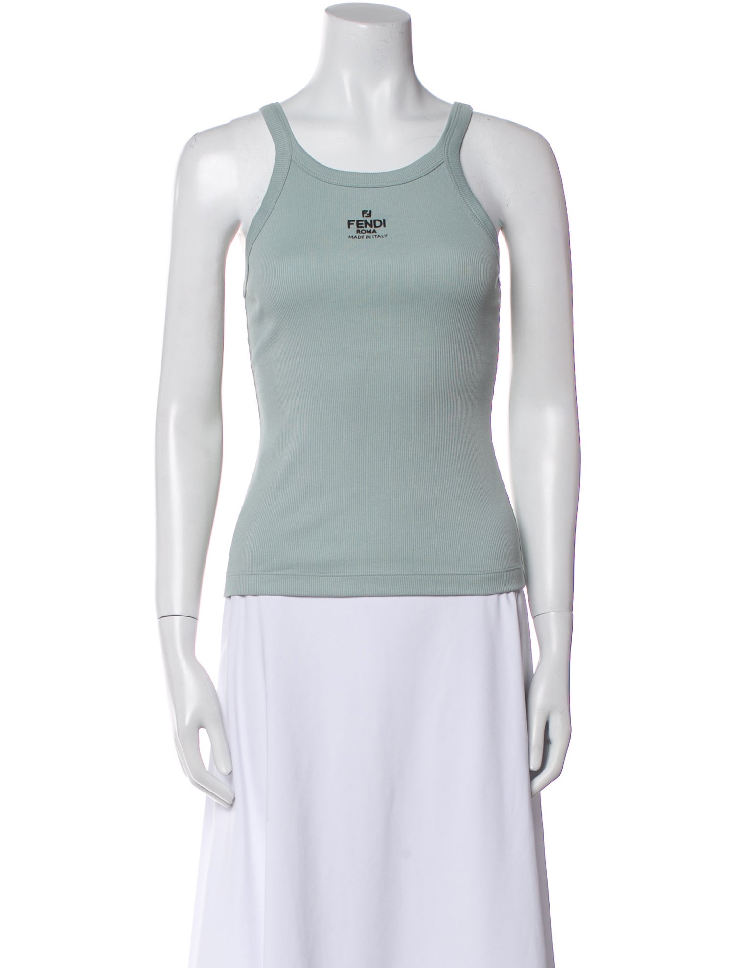 Fendi Scoop Neck Sleeveless Top w/ Tags