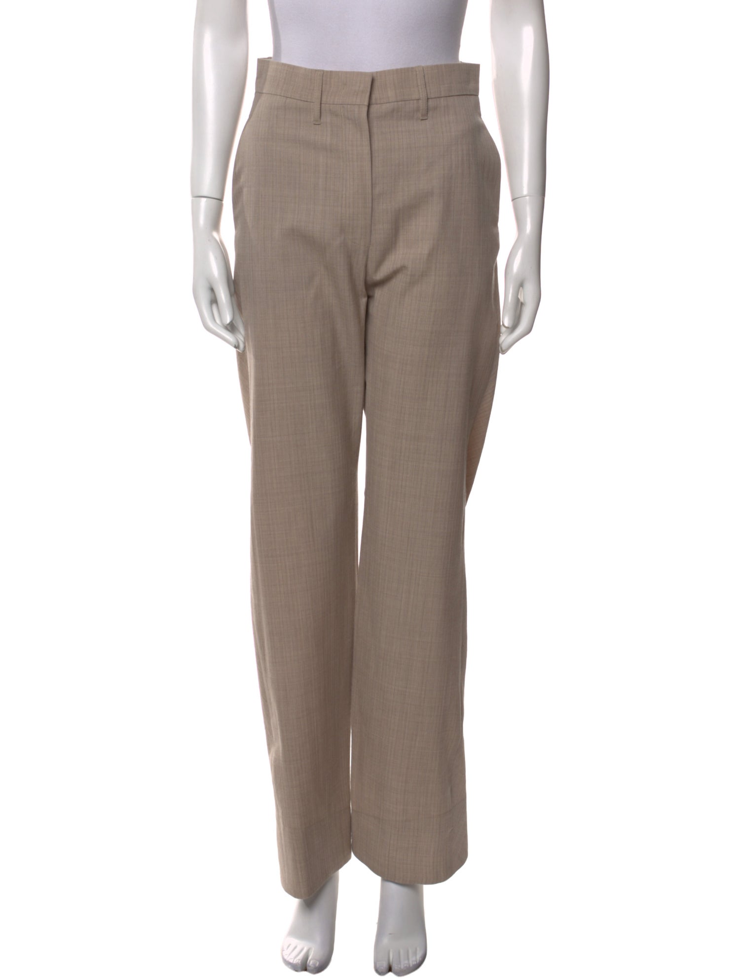 Fendi Virgin Wool Wide Leg Pants