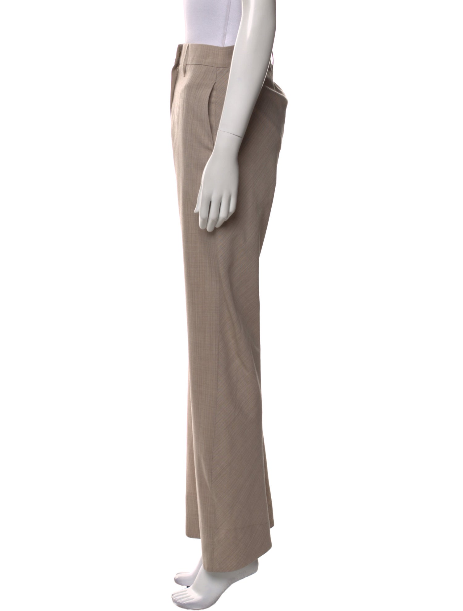 Fendi Virgin Wool Wide Leg Pants