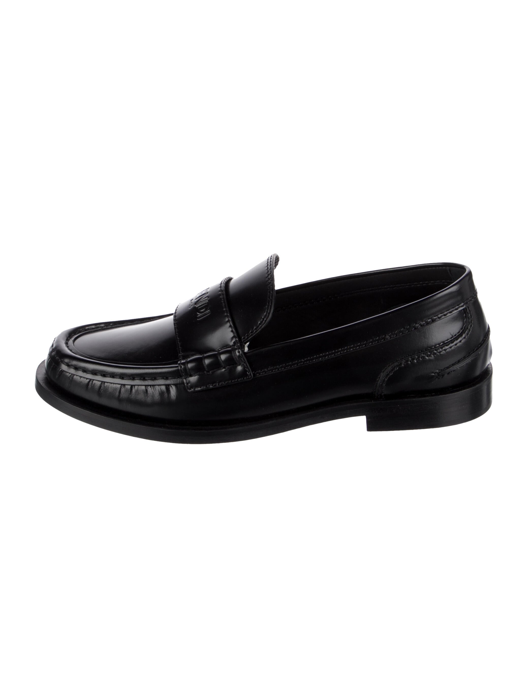 Fendi Leather Loafers