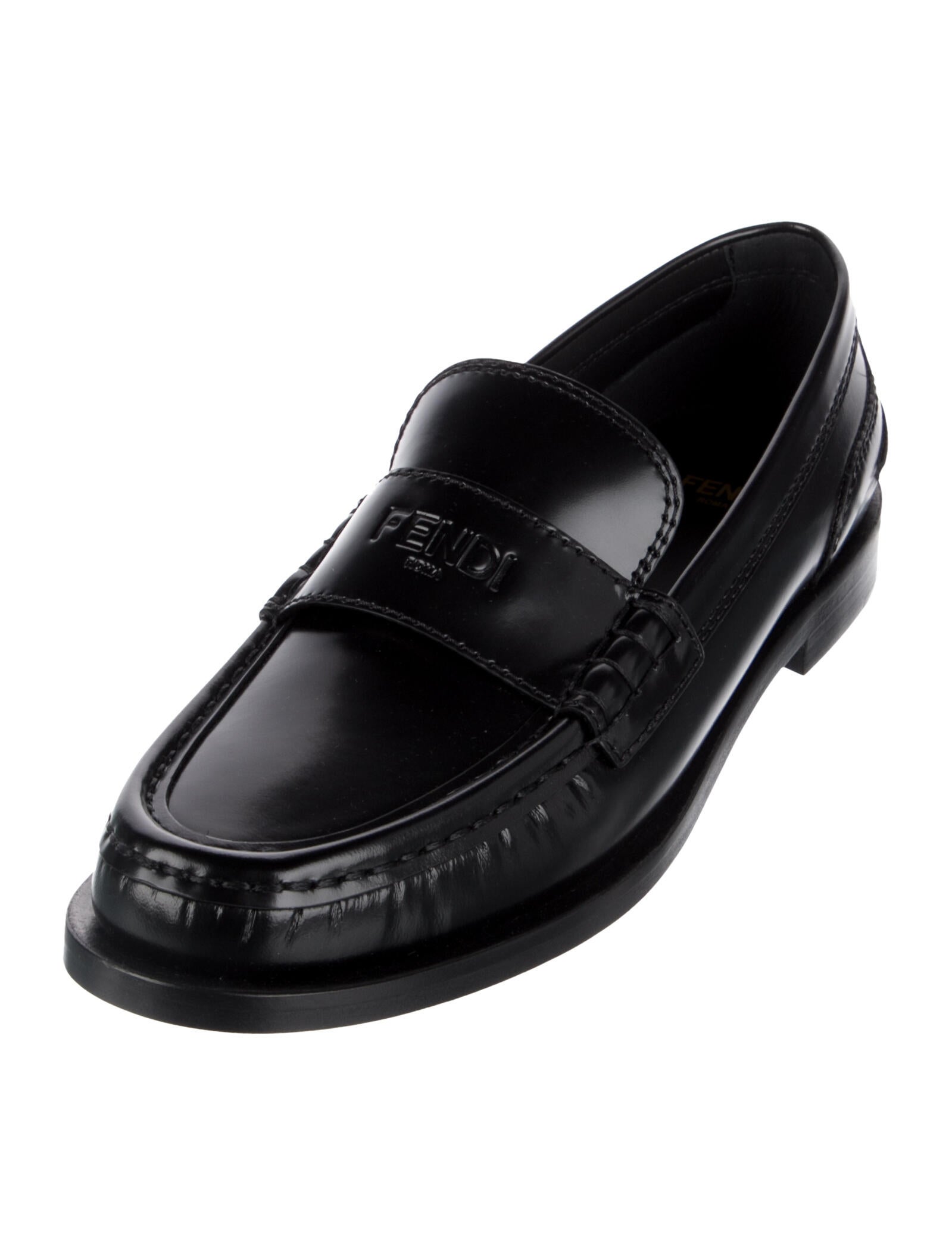 Fendi Leather Loafers