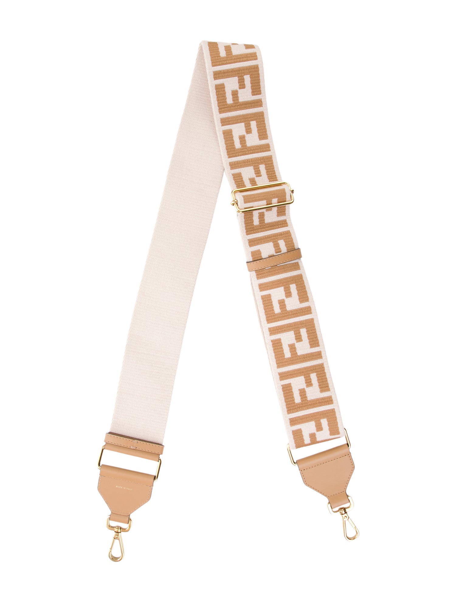 Fendi Pattern Print Fabric Bag Strap
