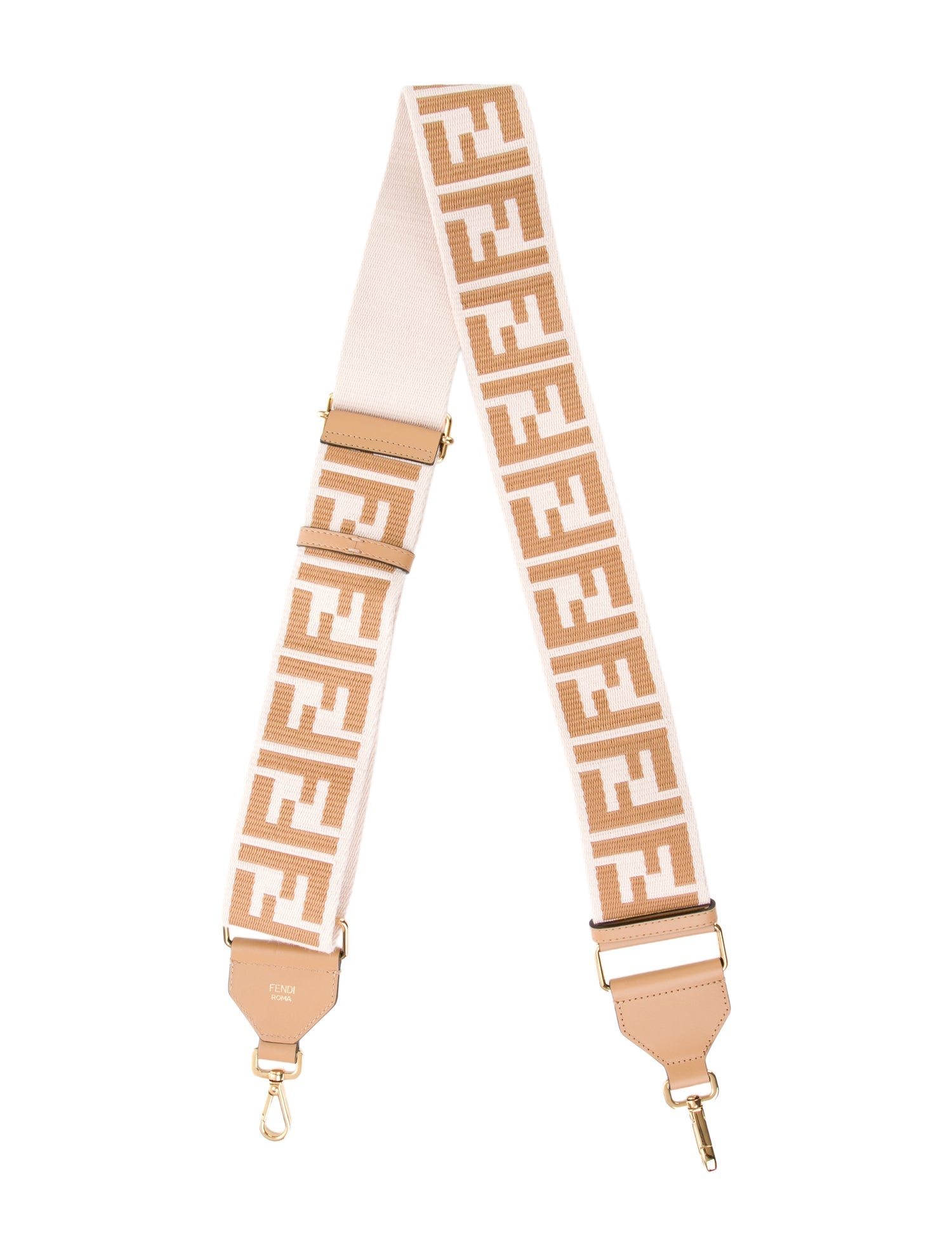 Fendi Pattern Print Fabric Bag Strap