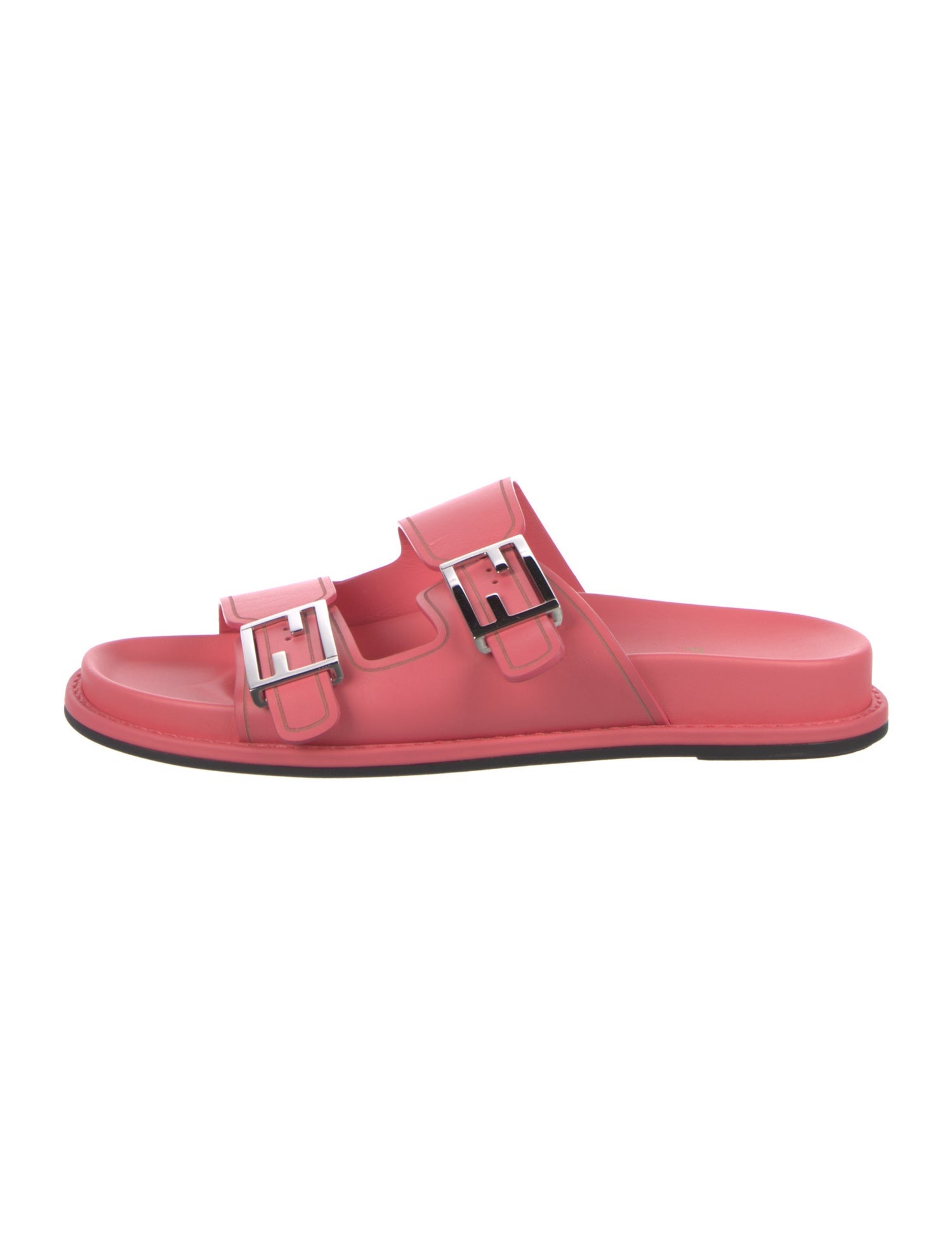 Fendi Leather Slides