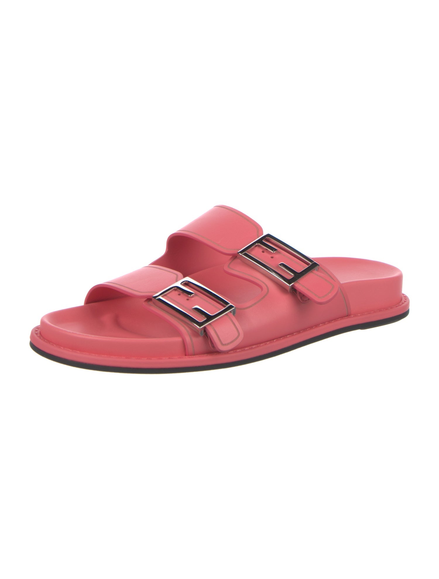 Fendi Leather Slides