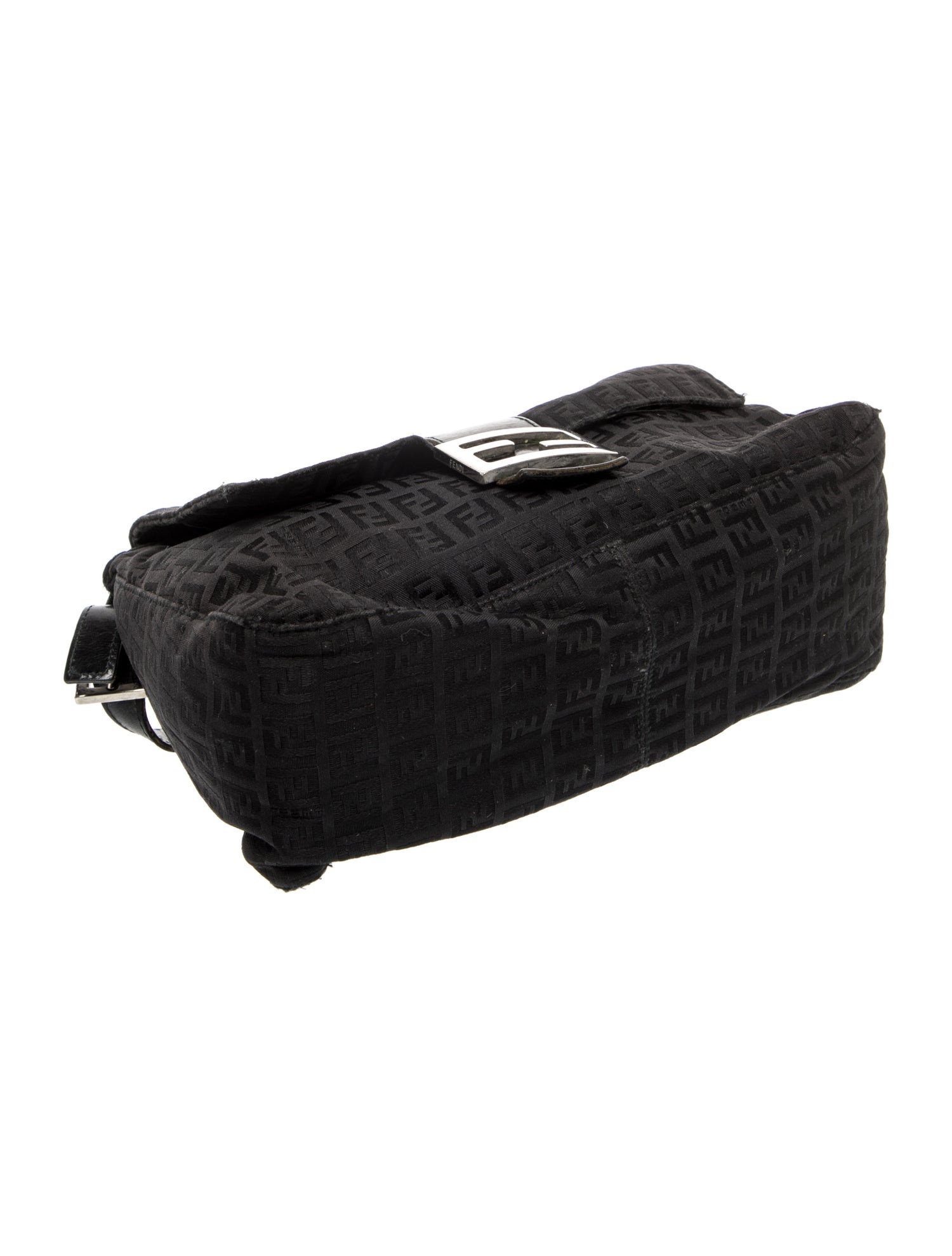 Fendi Zucchino FF Mama Vintage - Black Shoulder Bags, Handbags