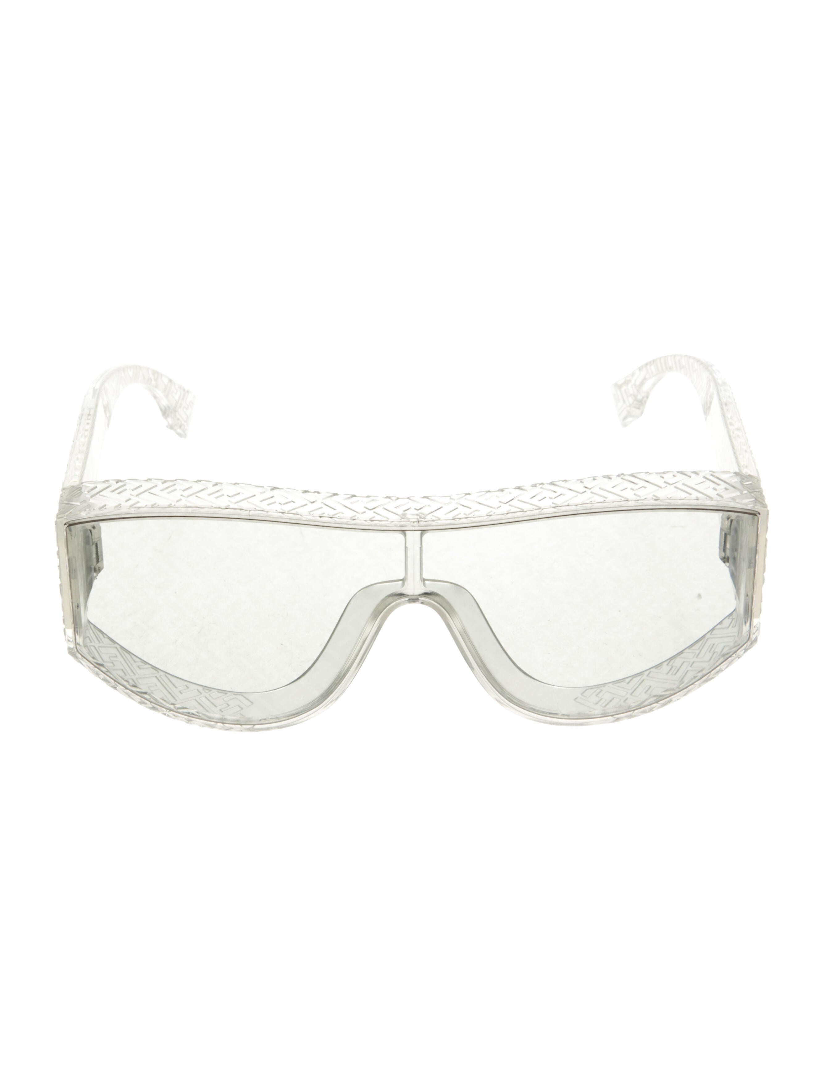 Fendi Shield Clear Sunglasses