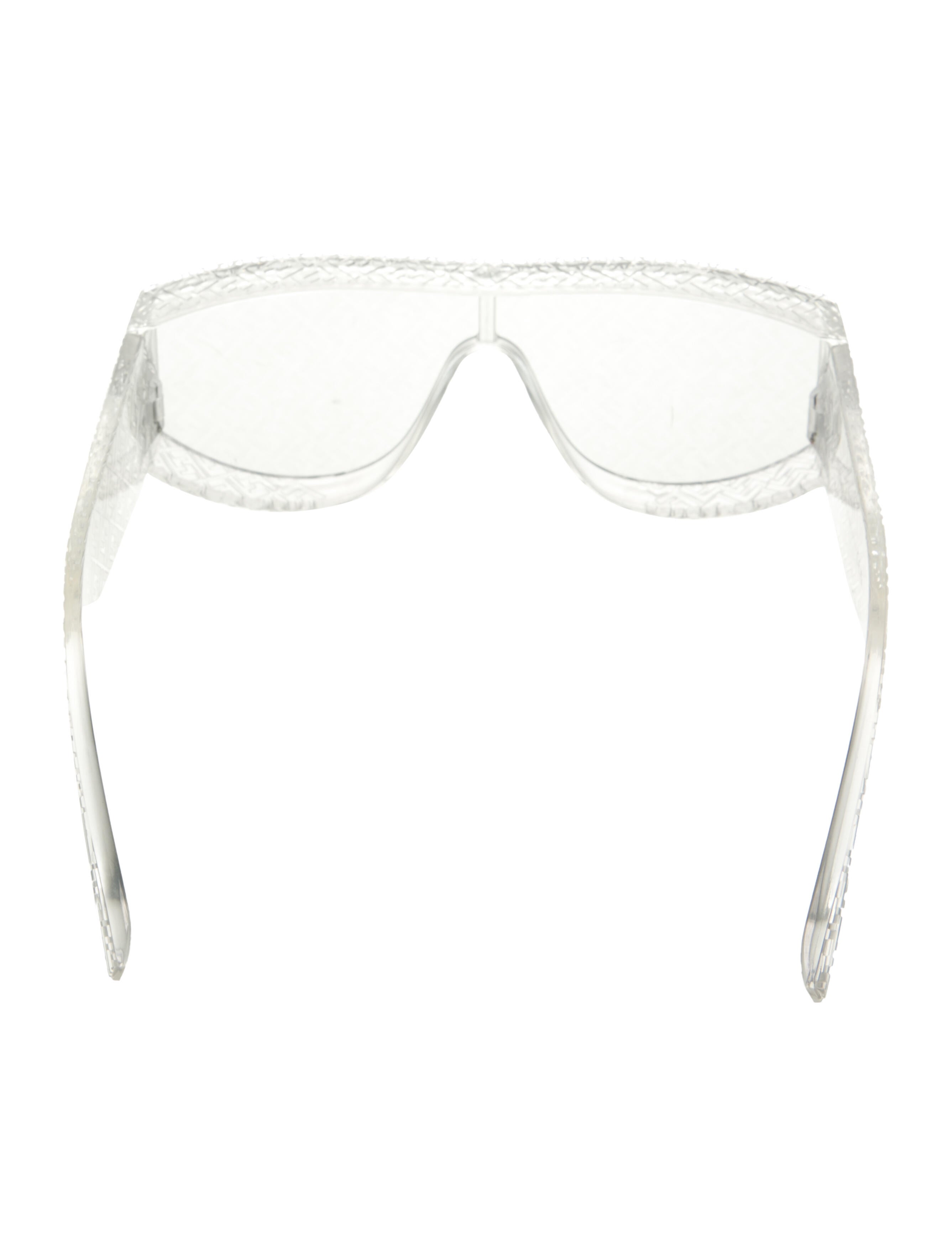Fendi Shield Clear Sunglasses
