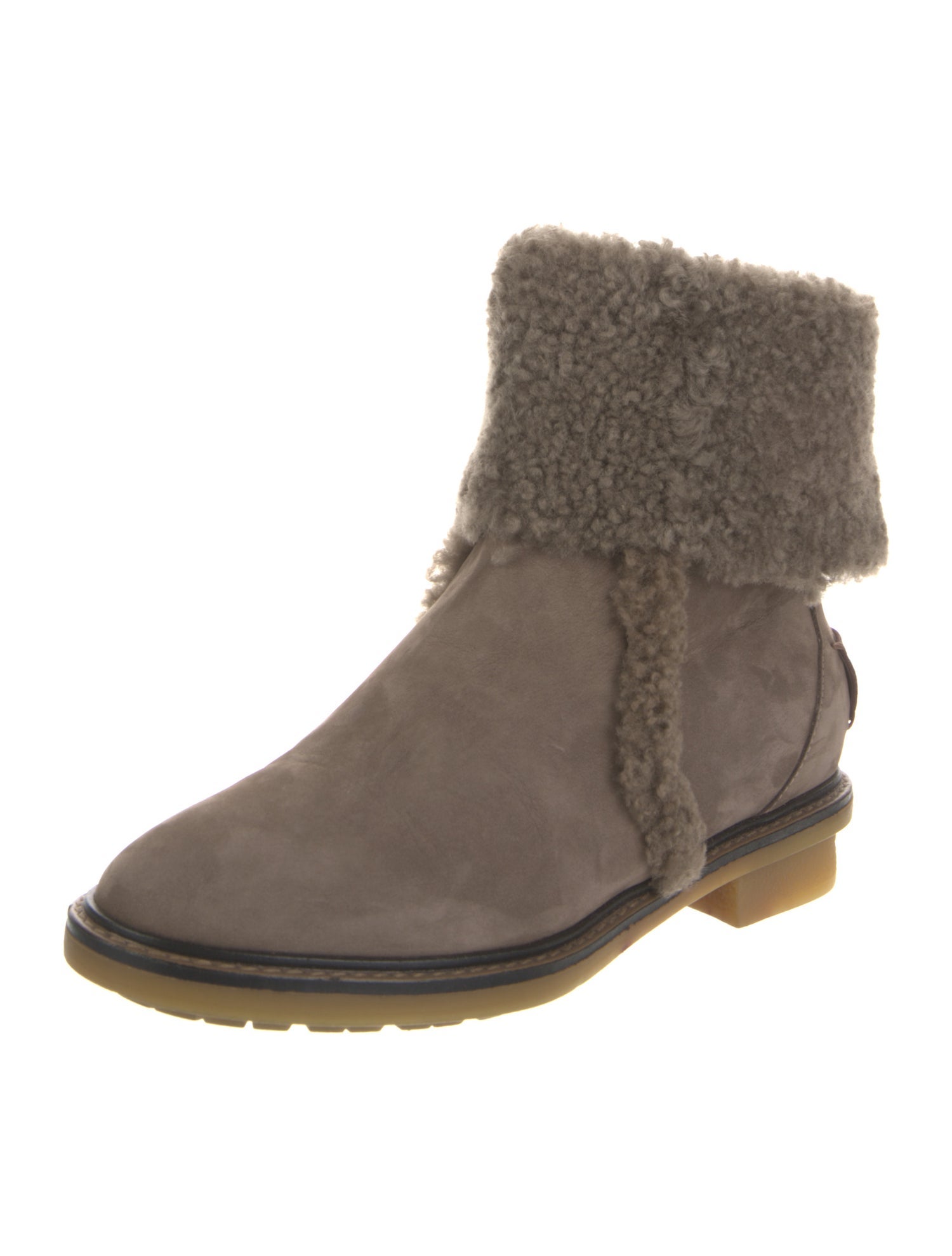 Fendi Suede Moto Boots