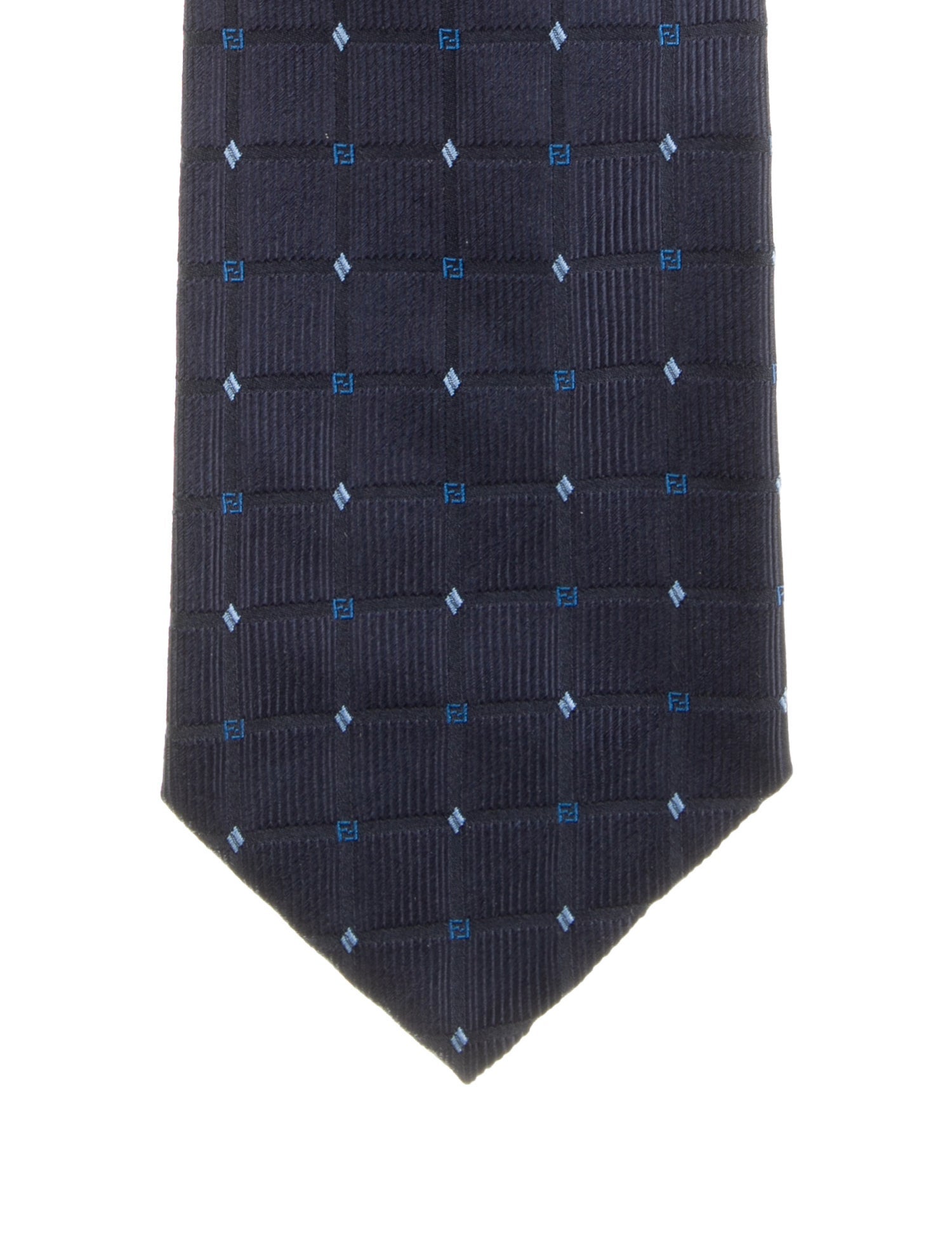 Fendi Silk Printed Tie