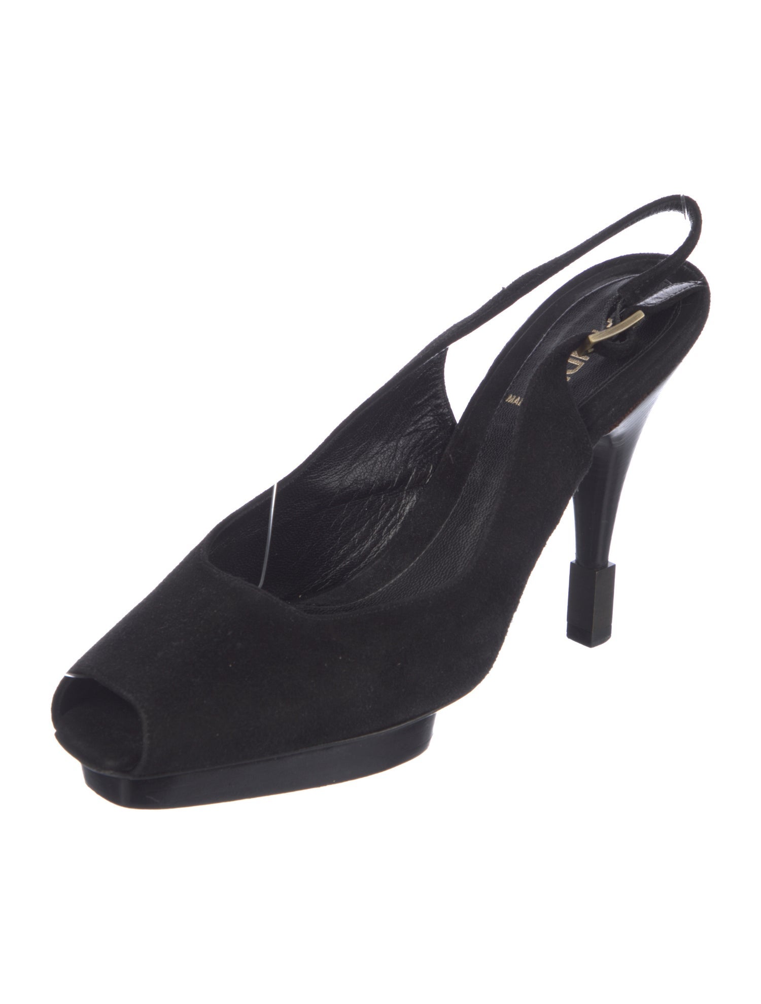 Fendi Suede Slingback Pumps