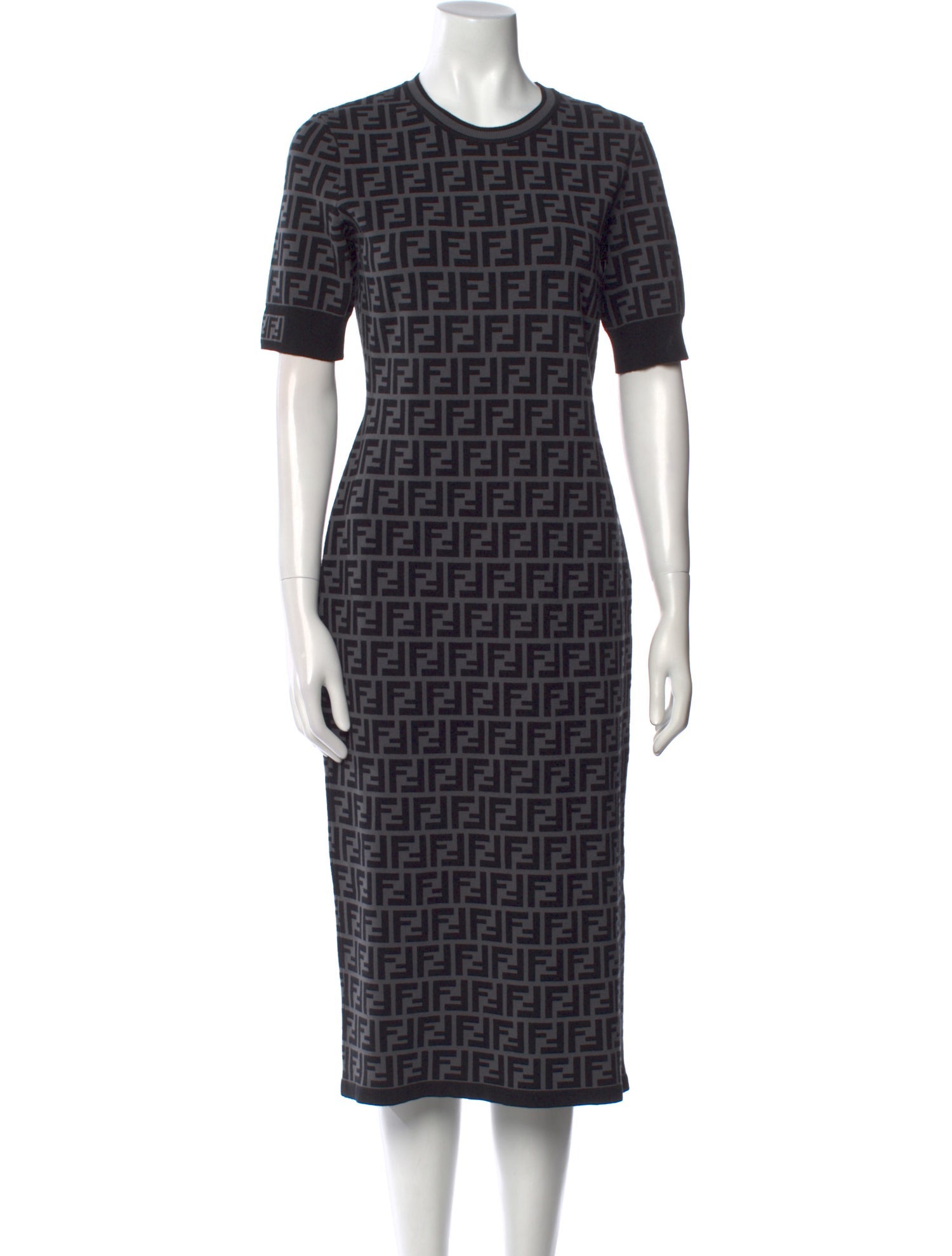 Fendi Printed Midi Length Dress w/ Tags