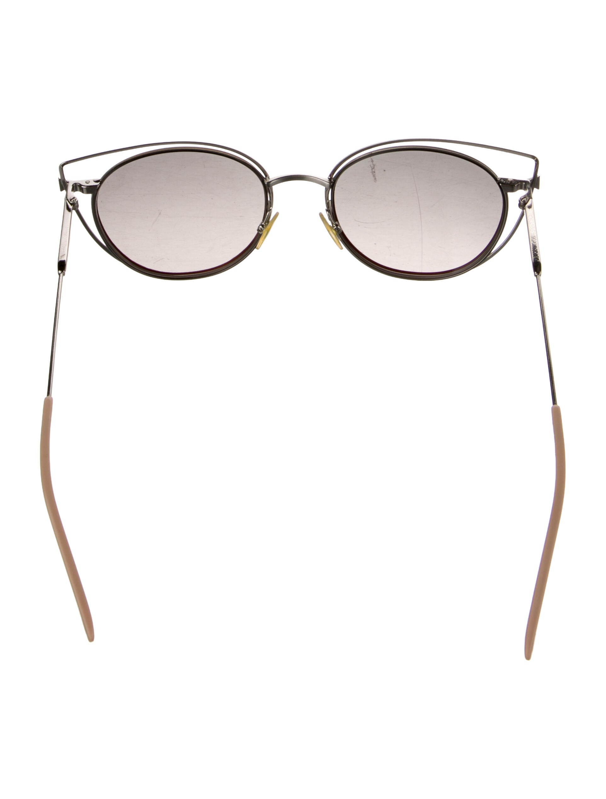Fendi Cat-Eye Mirrored Sunglasses