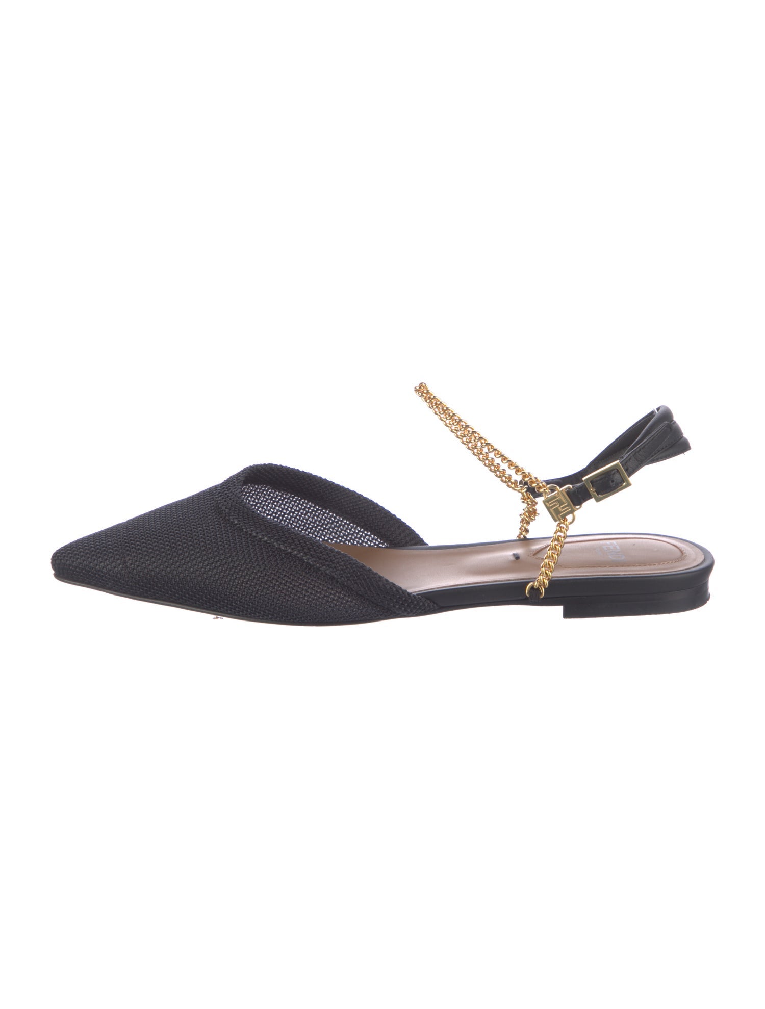Fendi Slingback Flats