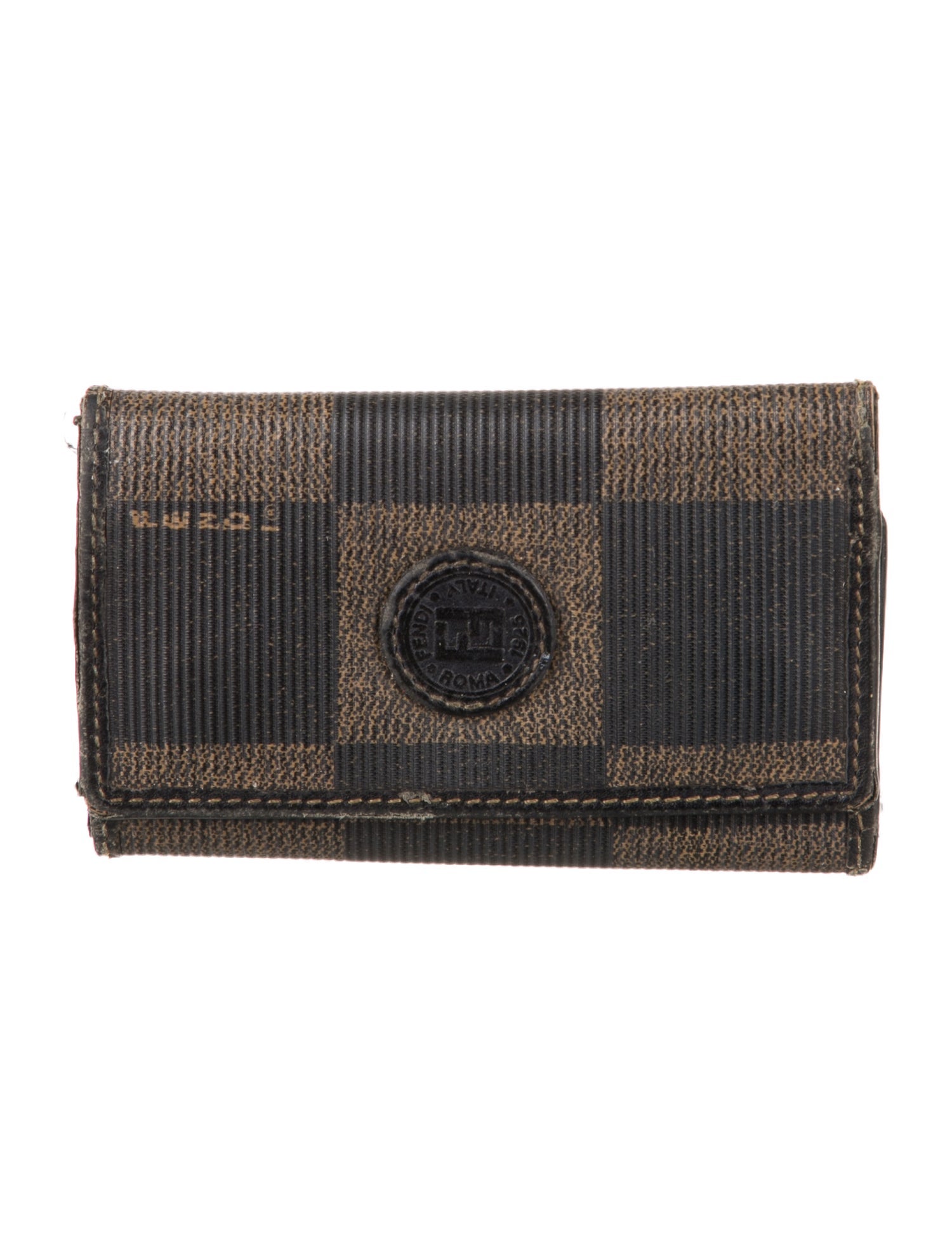 Fendi Leather Wallet Keychain