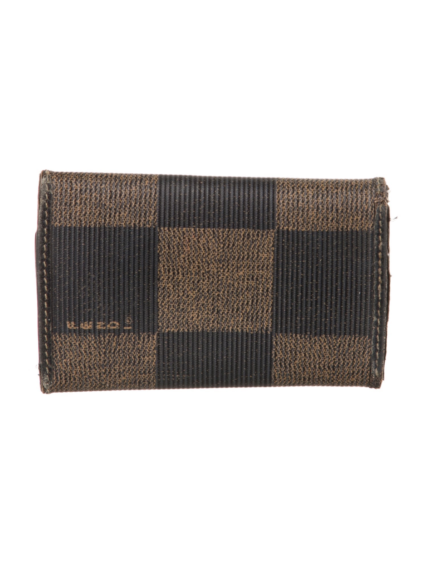 Fendi Leather Wallet Keychain