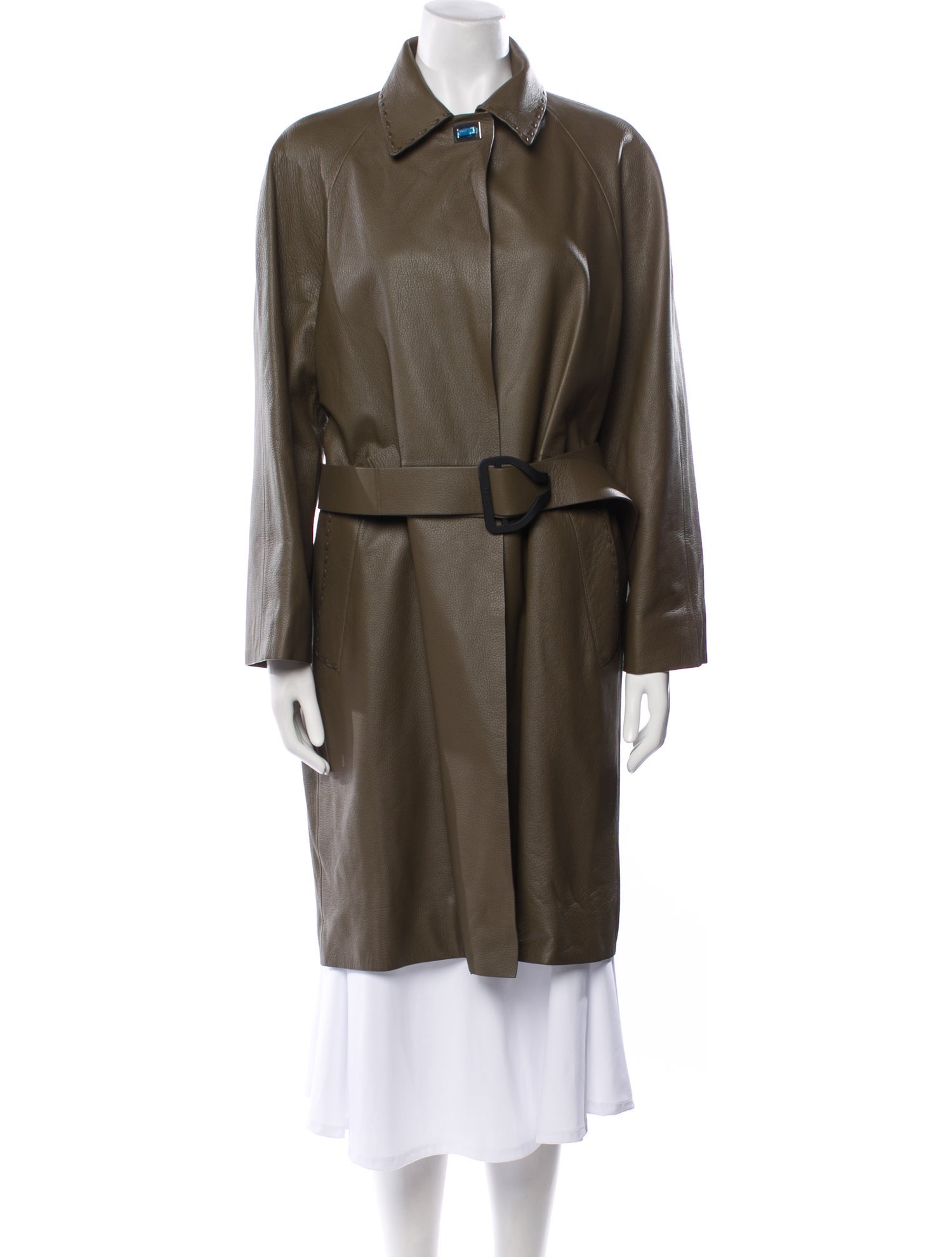 Fendi 2024 Lambskin Trench Coat w/ Tags