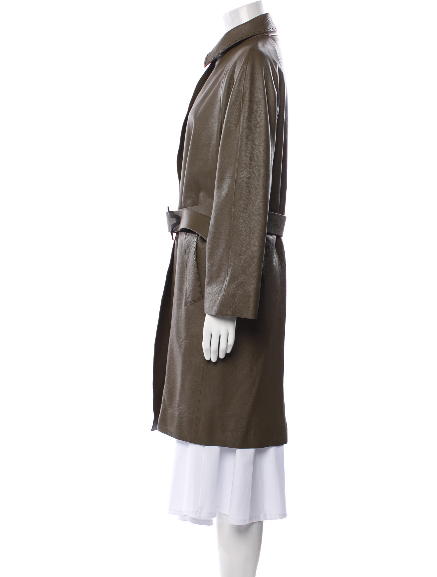 Fendi 2024 Lambskin Trench Coat w/ Tags